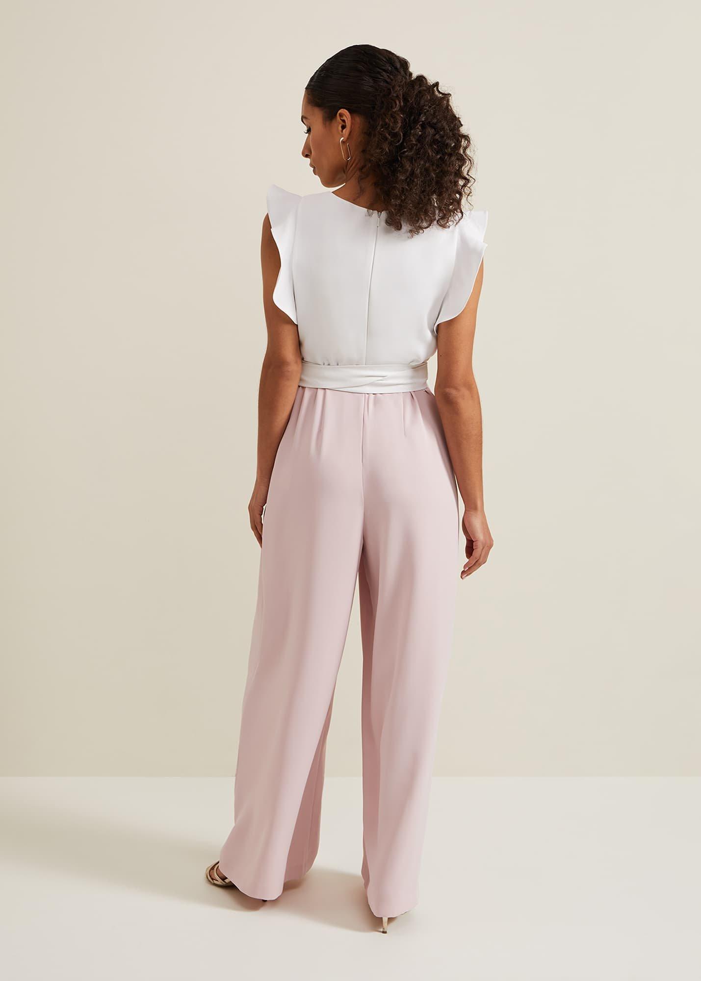 Petite Ayla Ruffle Jumpsuit