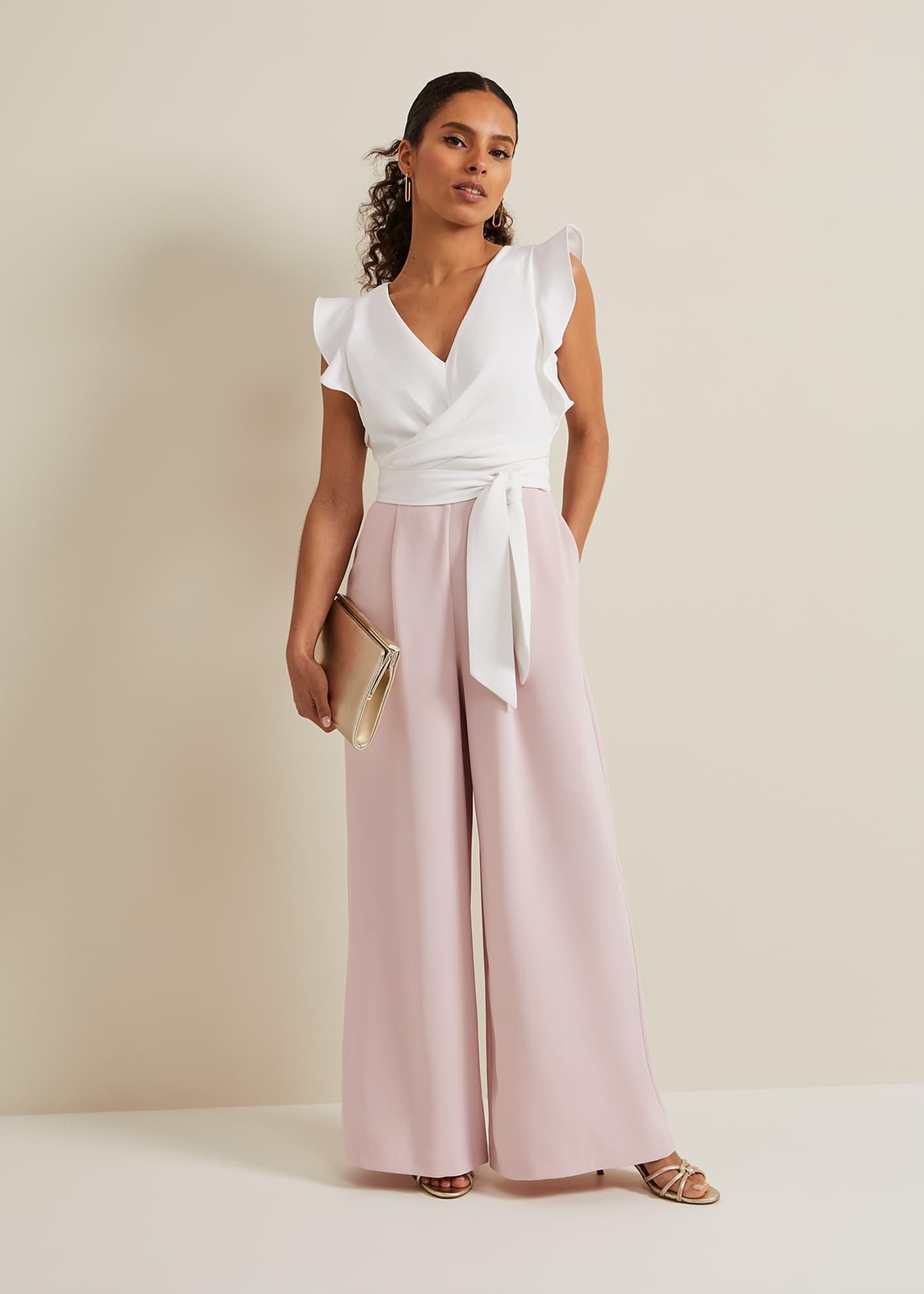Petite Ayla Ruffle Jumpsuit