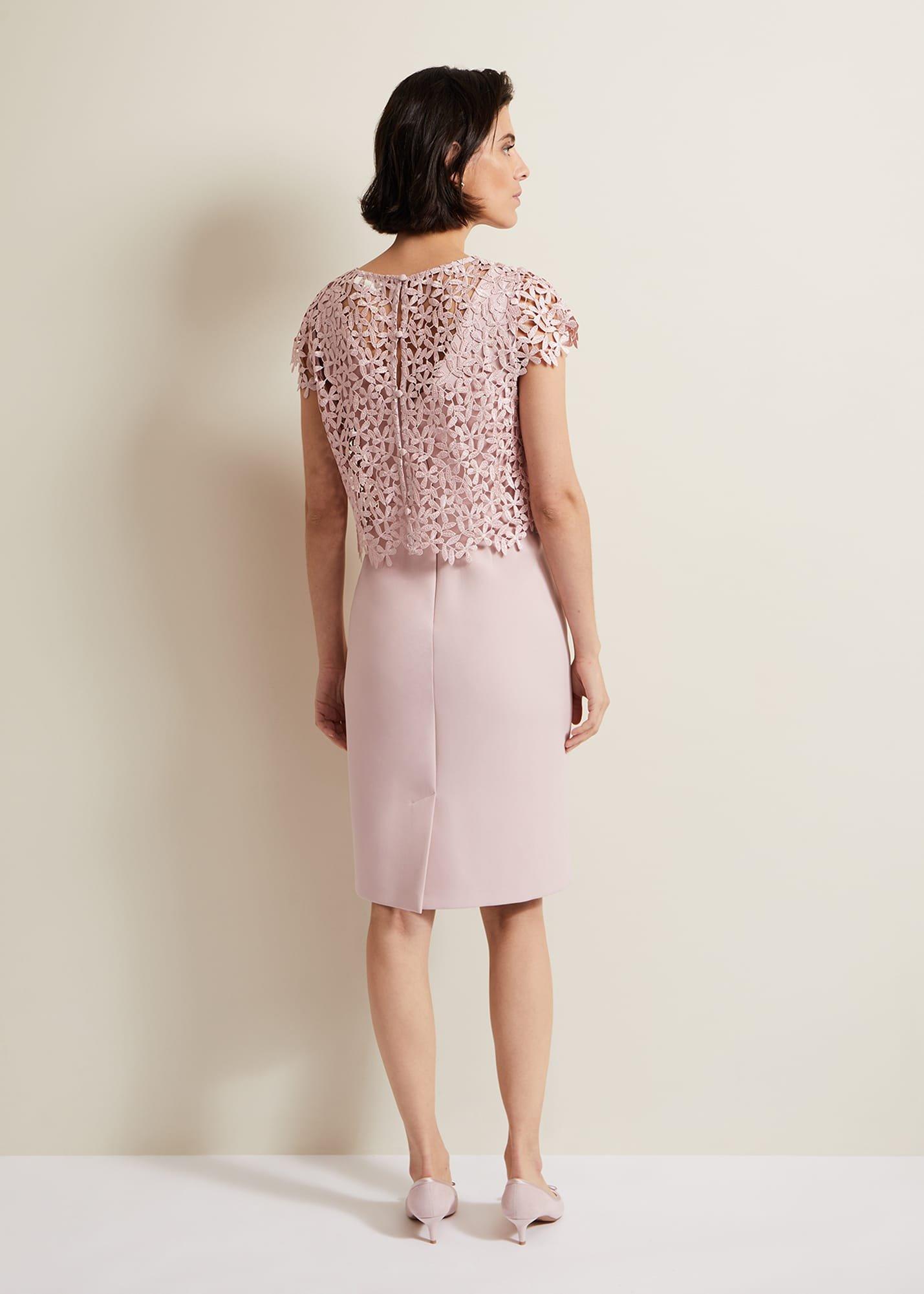Daisy Lace Midi Dress