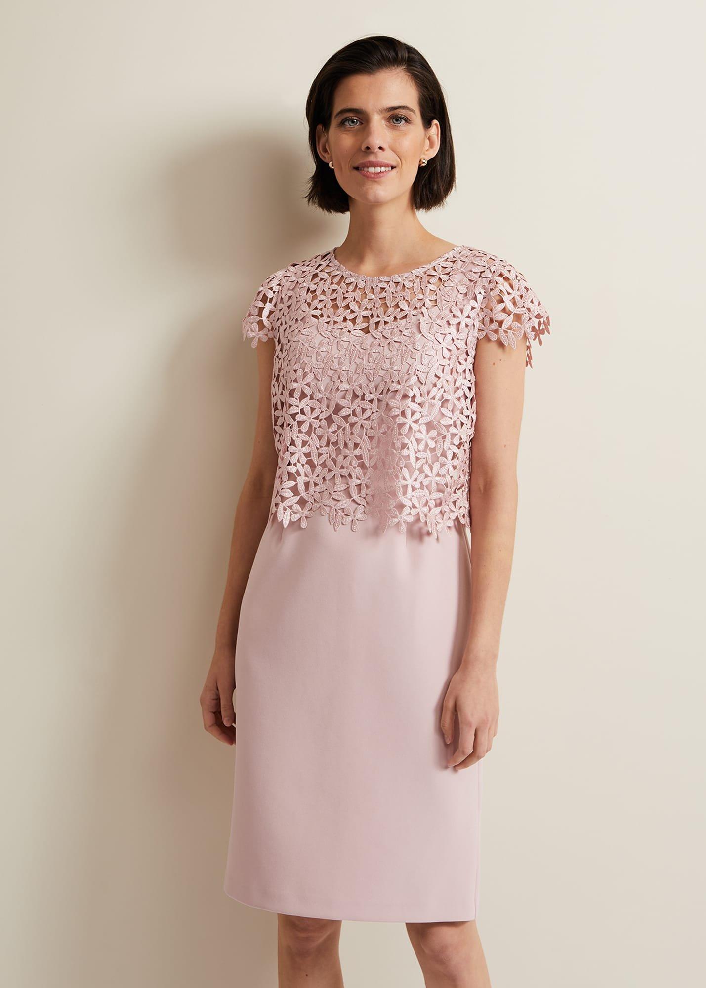 Daisy Lace Midi Dress