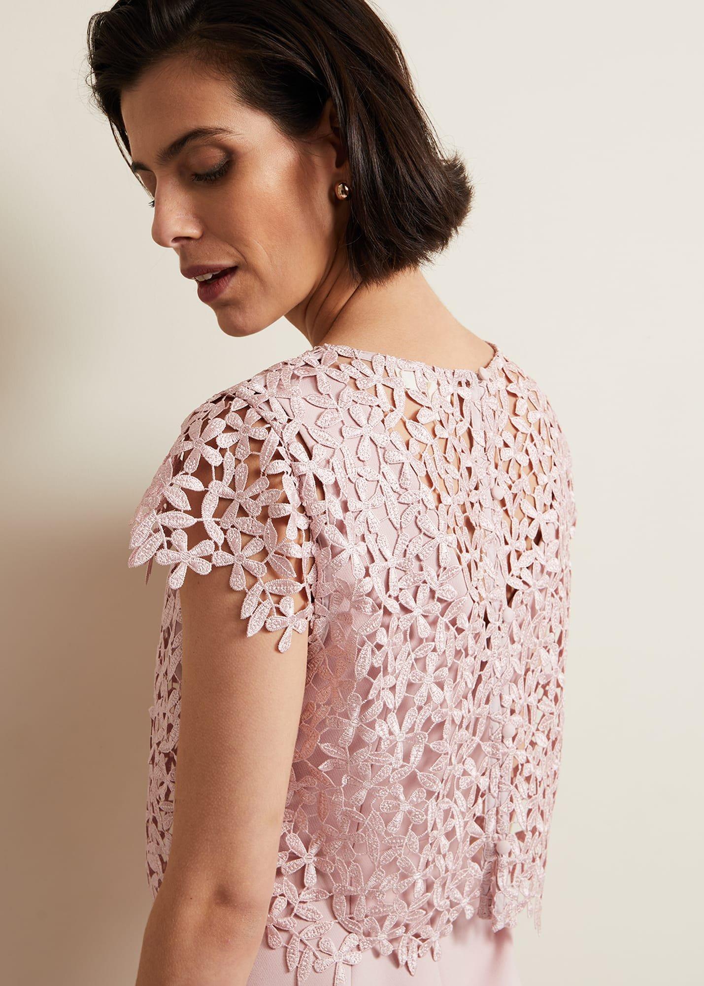 Daisy Lace Midi Dress