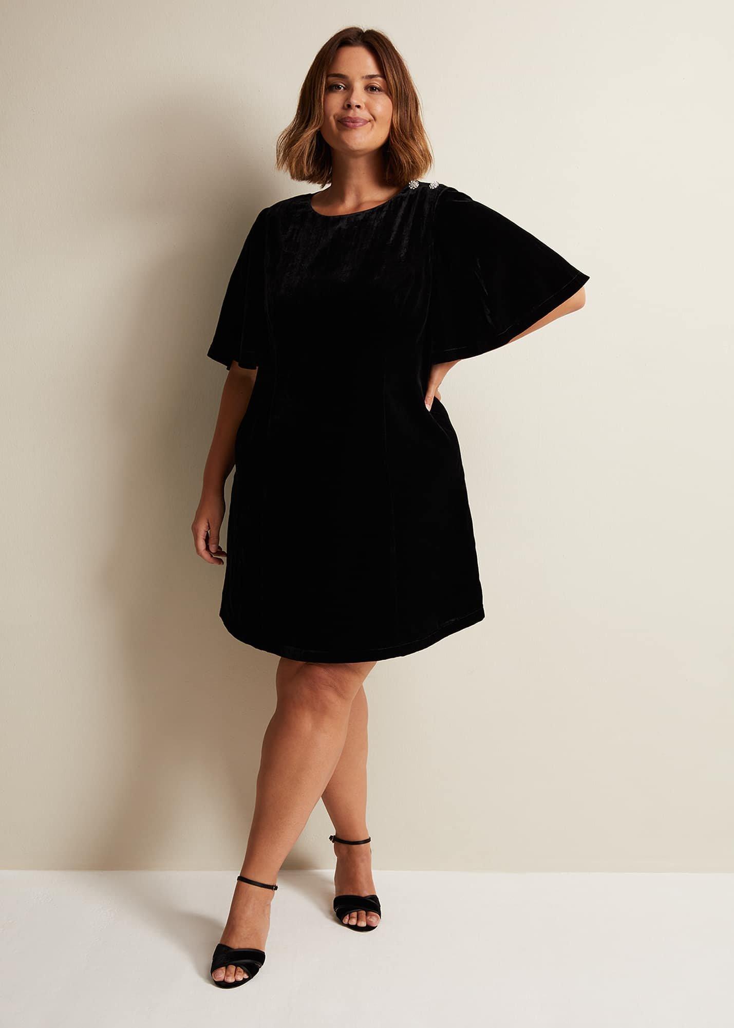 ${product-id}-Charlie Velvet Dress-Black-${view-type}