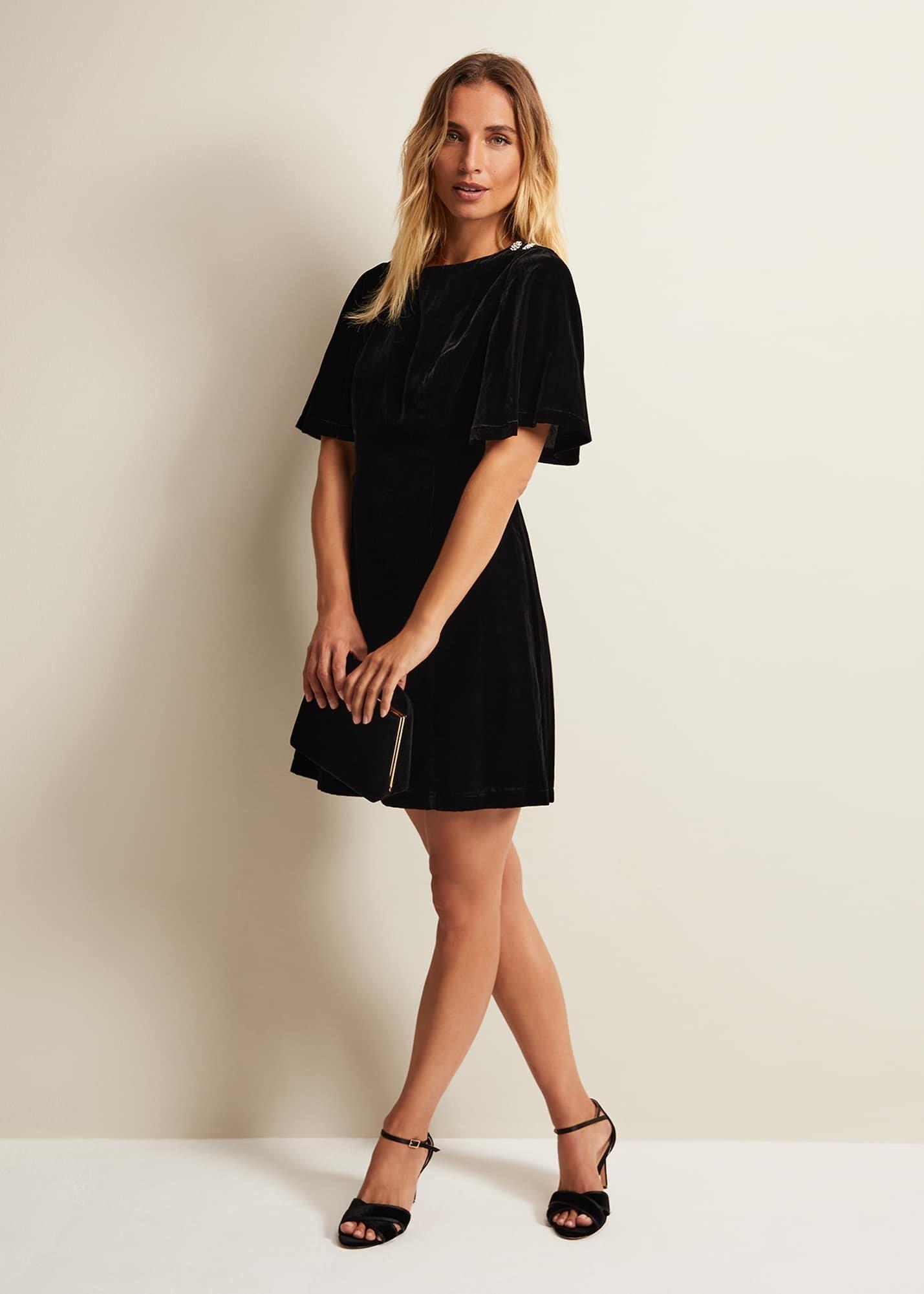 ${product-id}-Charlie Velvet Dress-Black-${view-type}