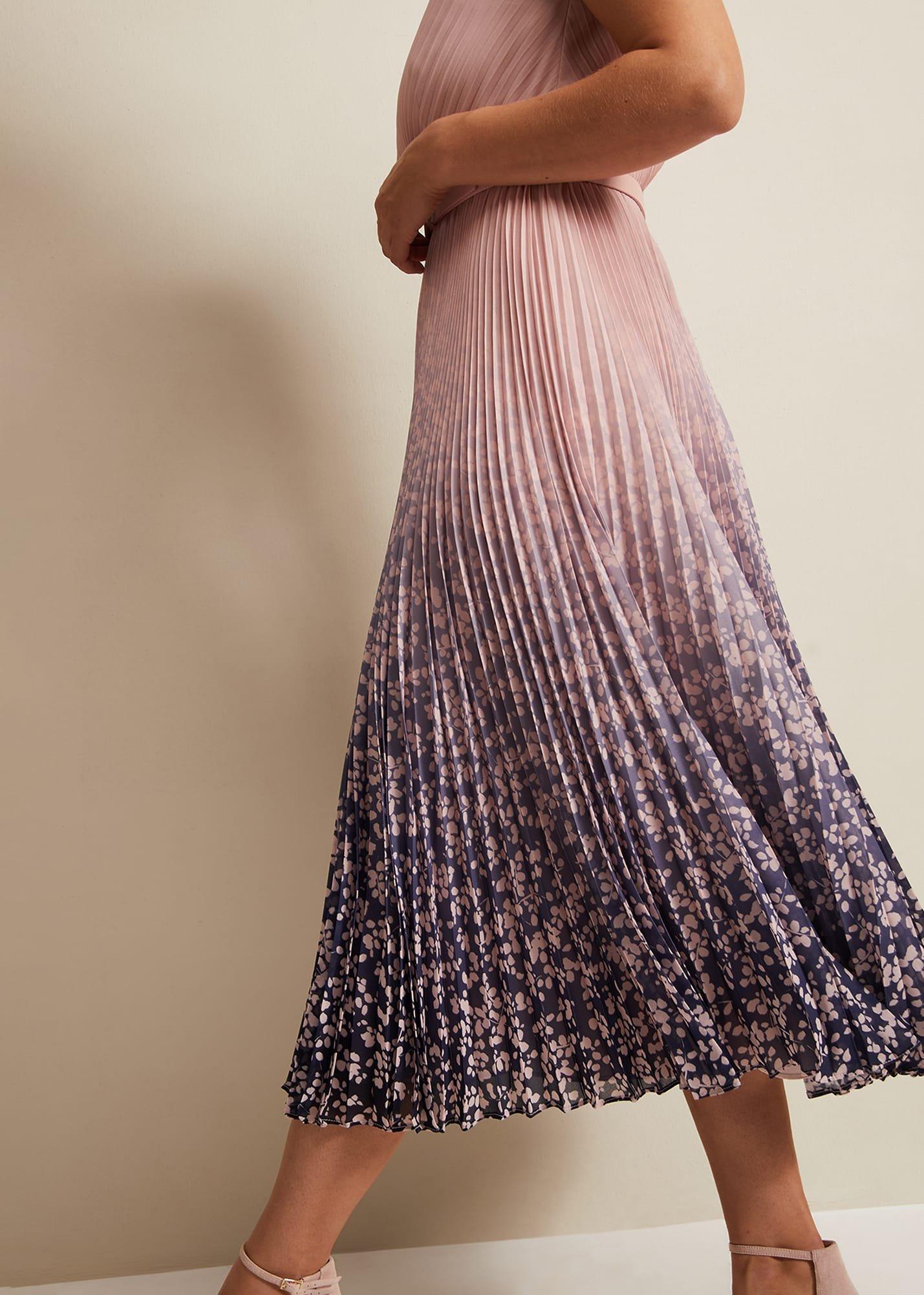 Simara Printed Midi Dress
