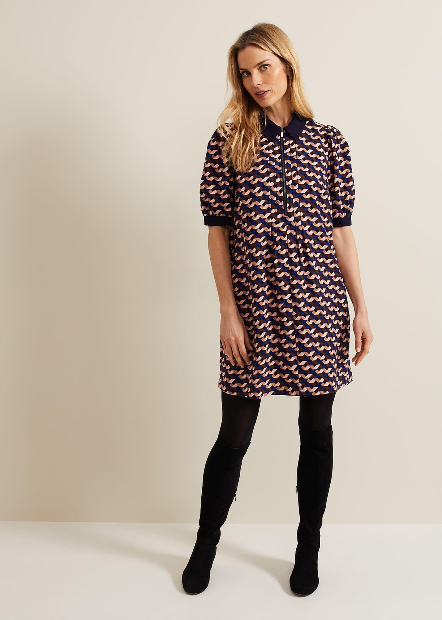 Candice Geo Printed Dress