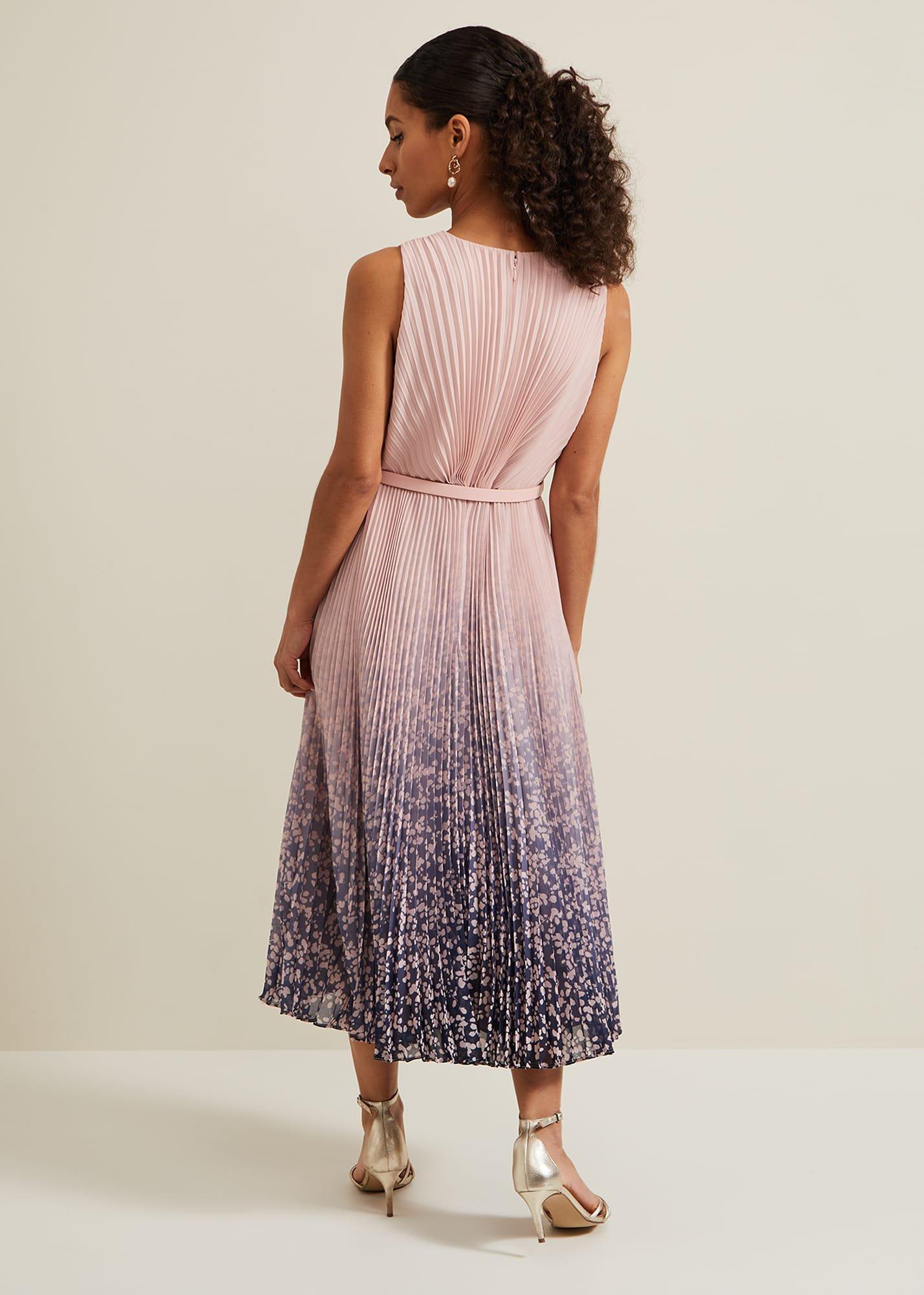 Petite Simara Printed Midi Dress