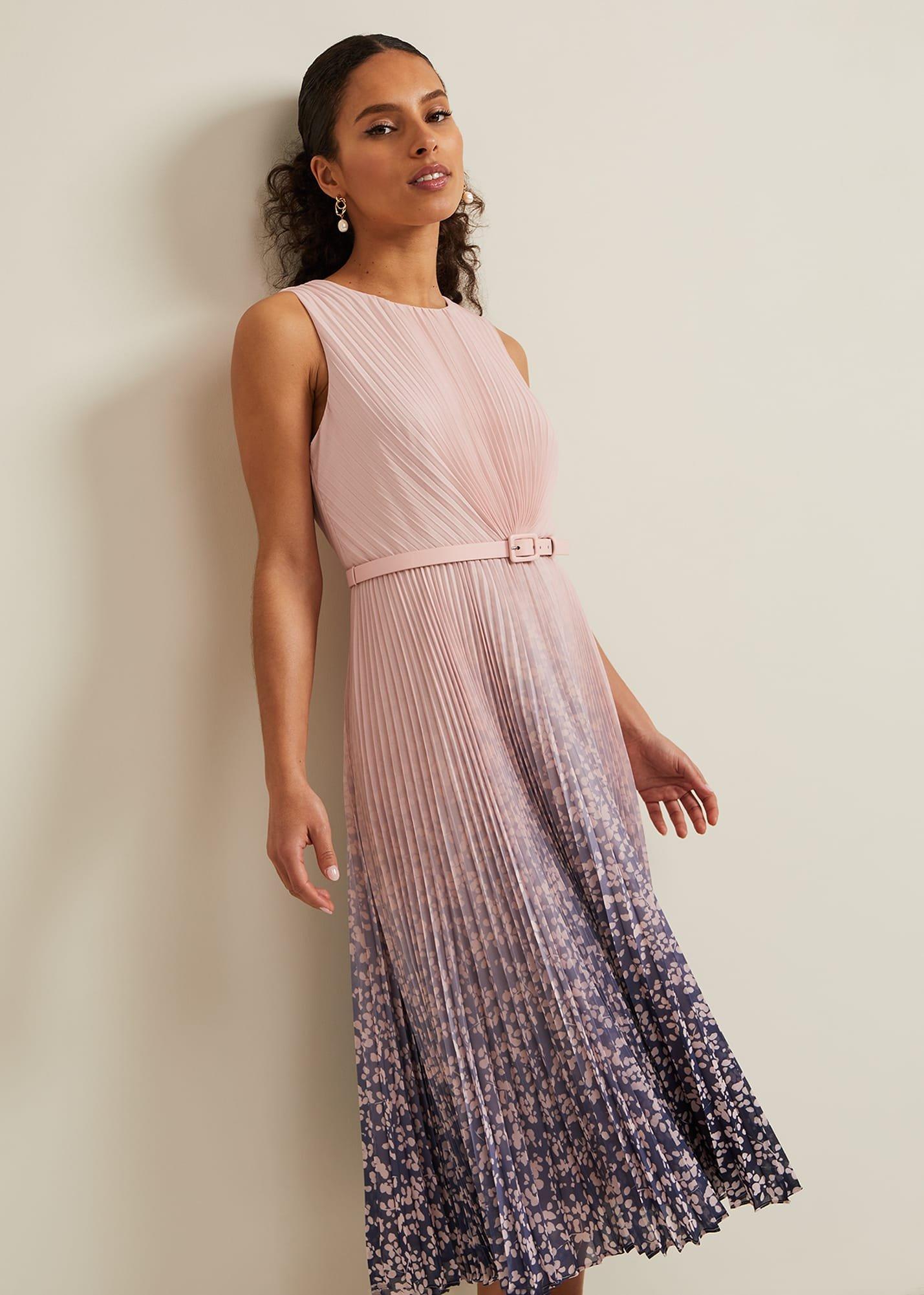 Petite Simara Printed Midi Dress
