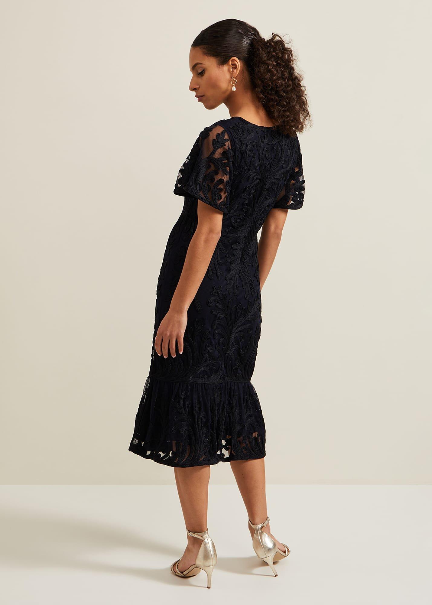 Petite Matilda Tapework Midi Dress