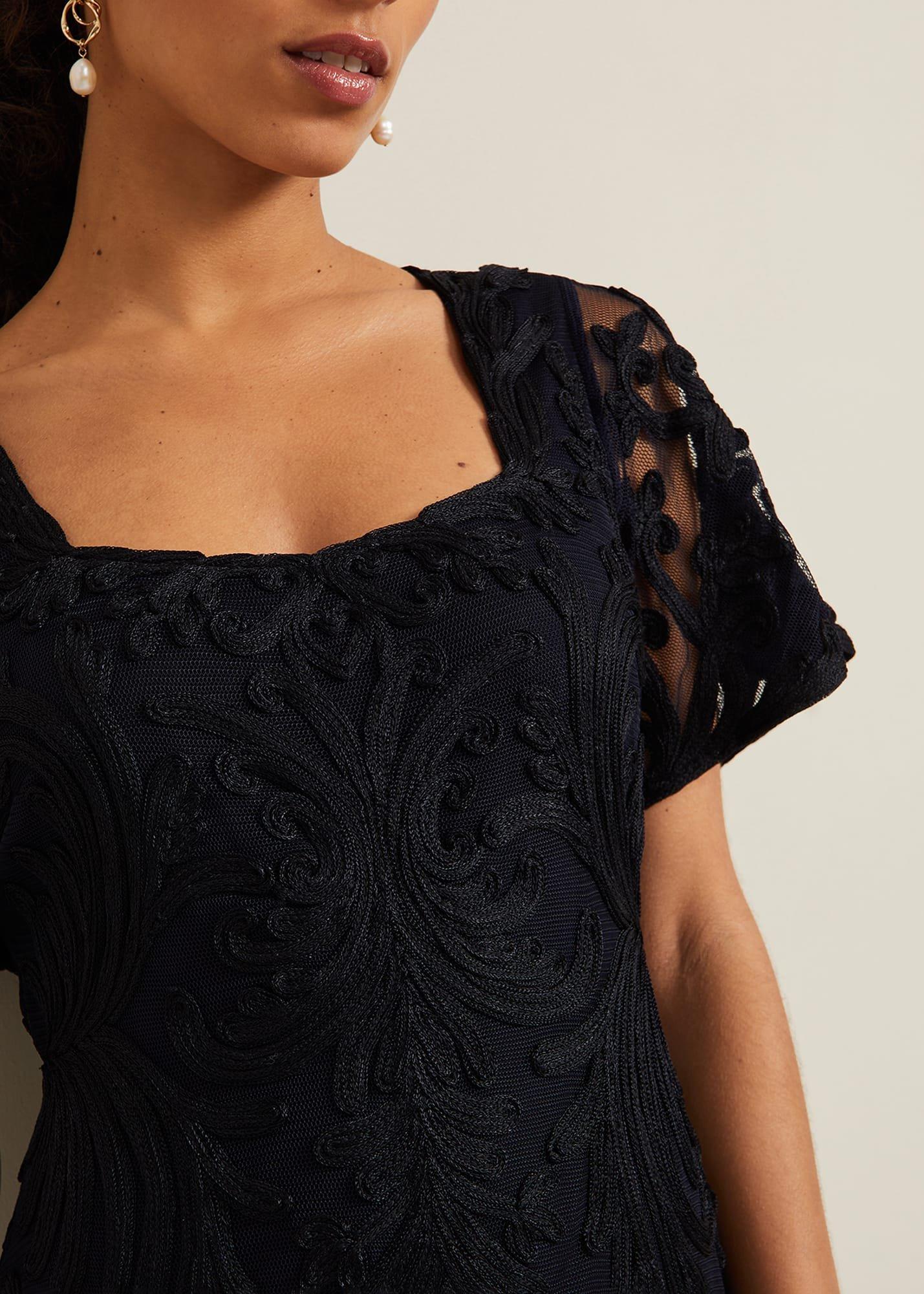 Petite Matilda Tapework Midi Dress