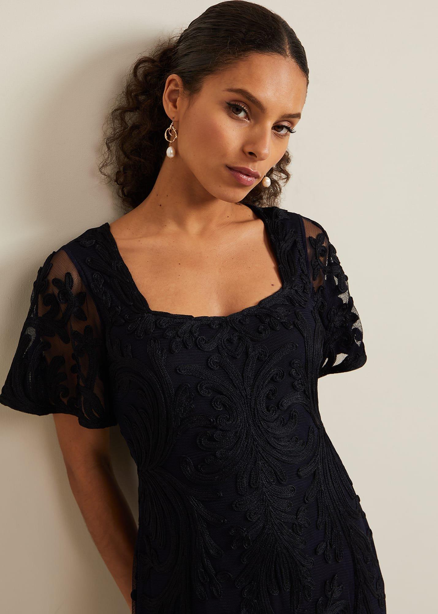 Petite Matilda Tapework Midi Dress