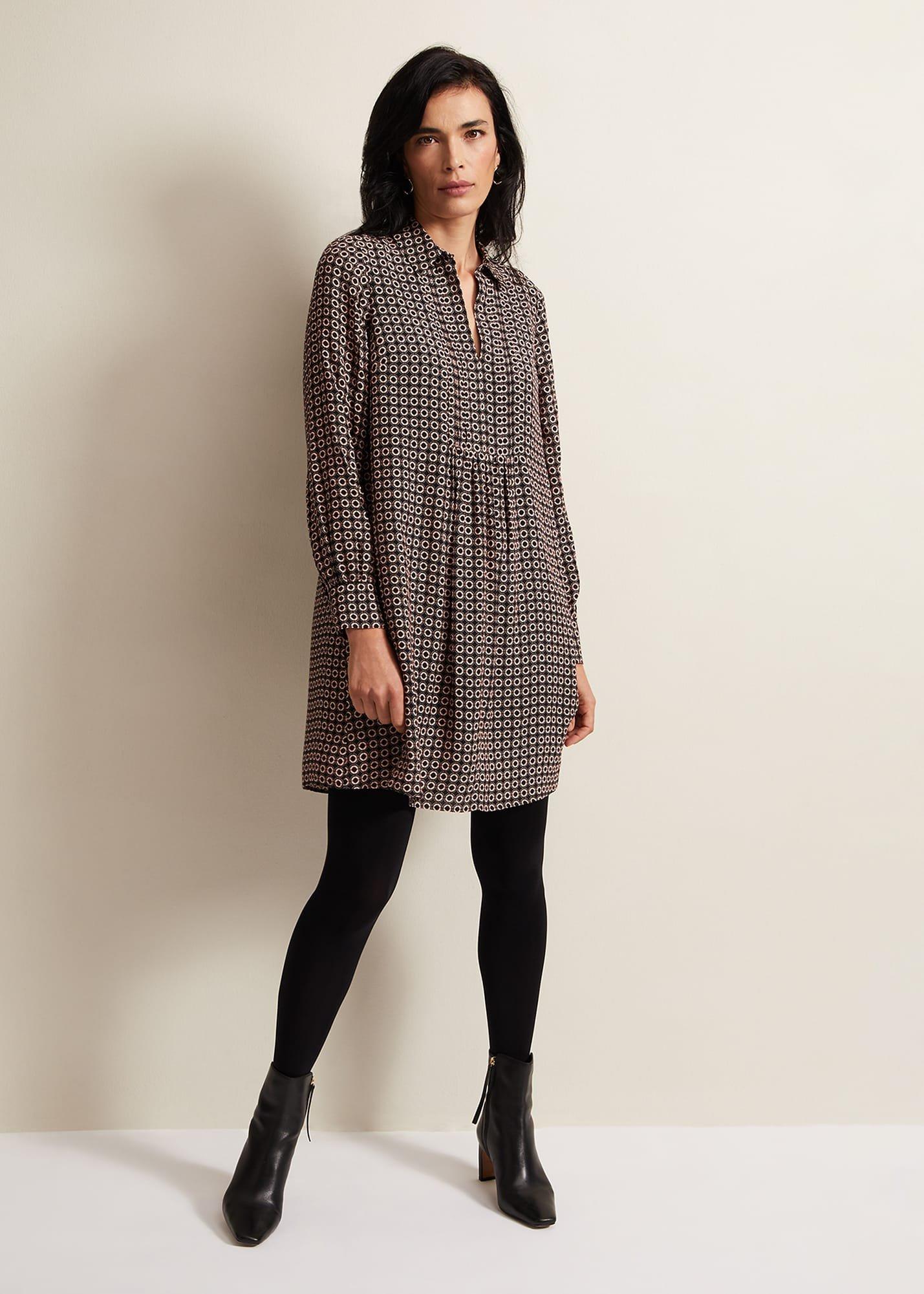 Fran Geo Swing Dress