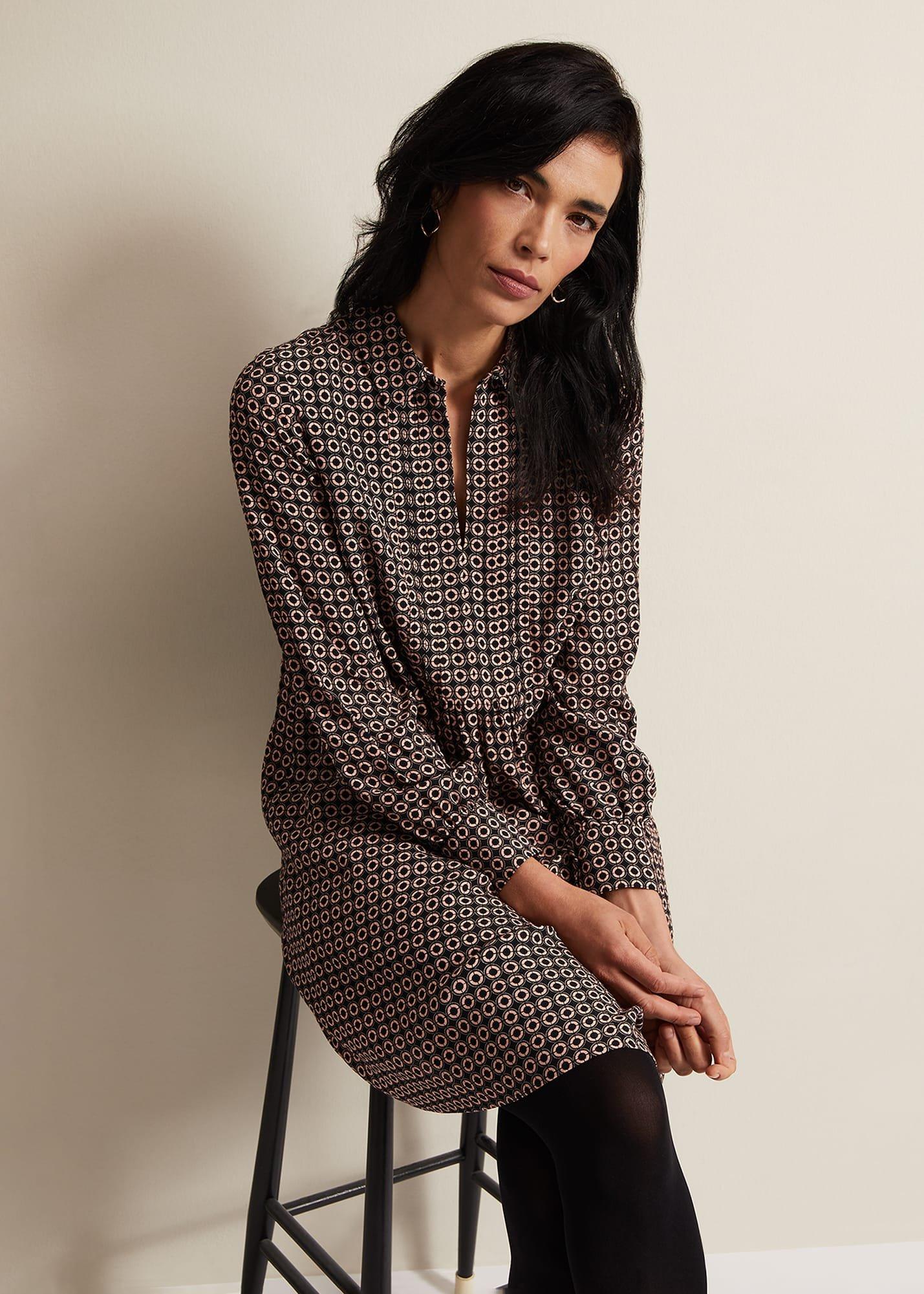 Fran Geo Swing Dress