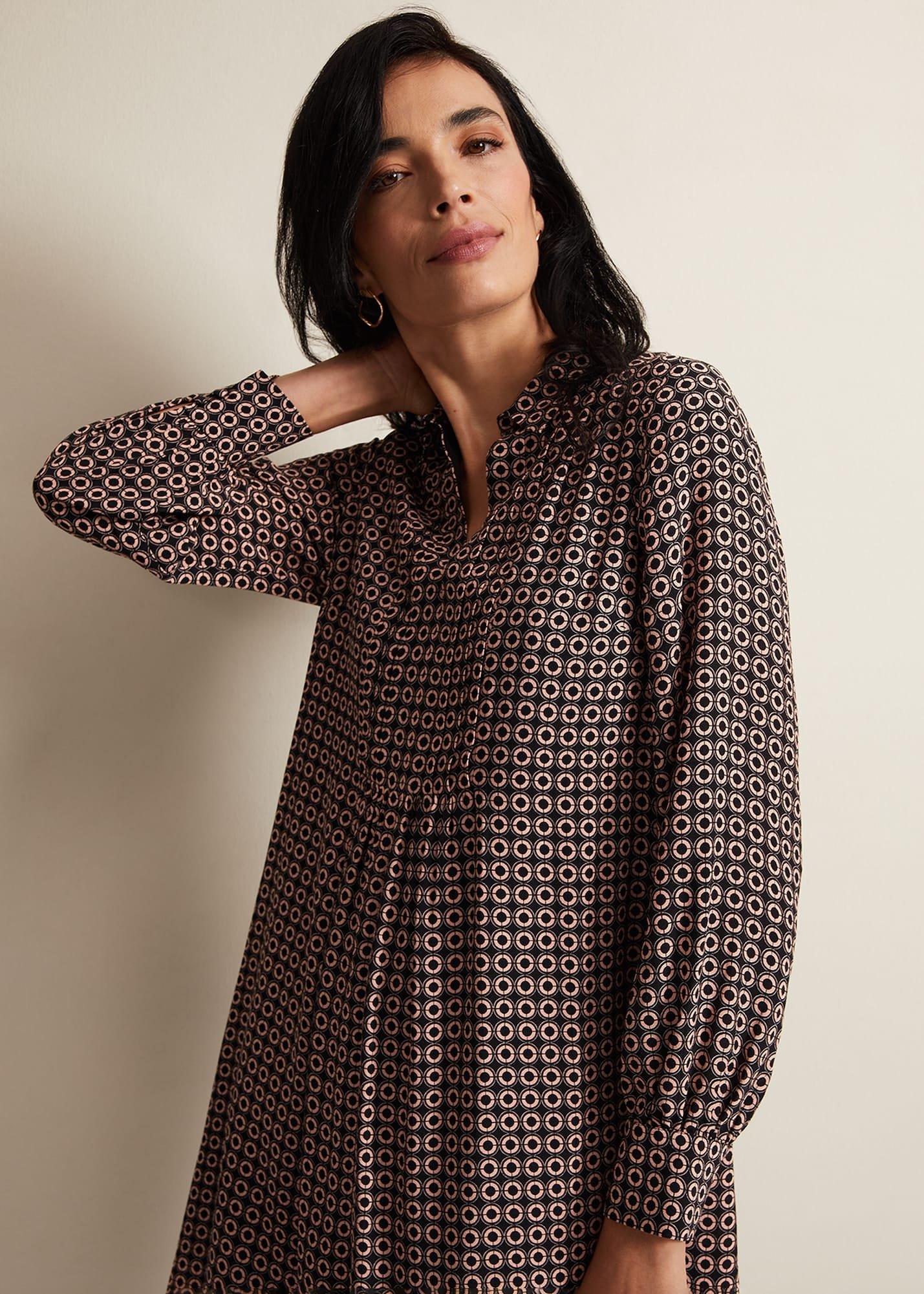 Fran Geo Swing Dress