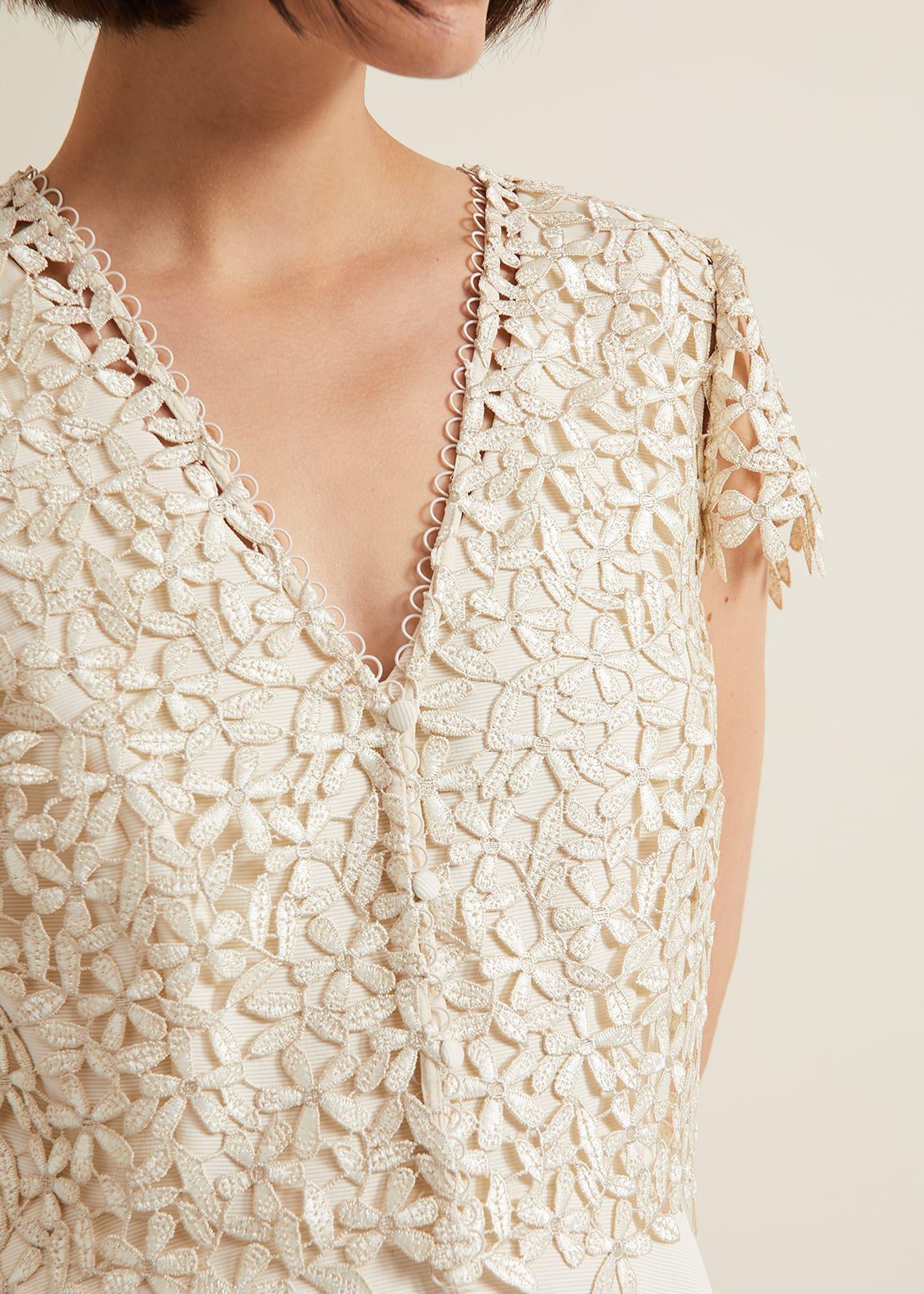 Maxine Lace Fit And Flare Dress
