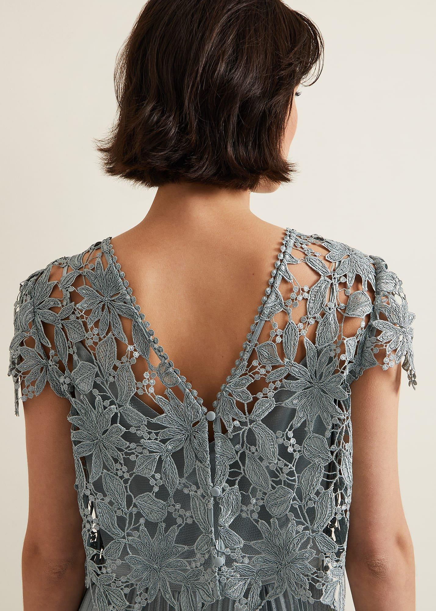 Dana Lace Double Layer Dress
