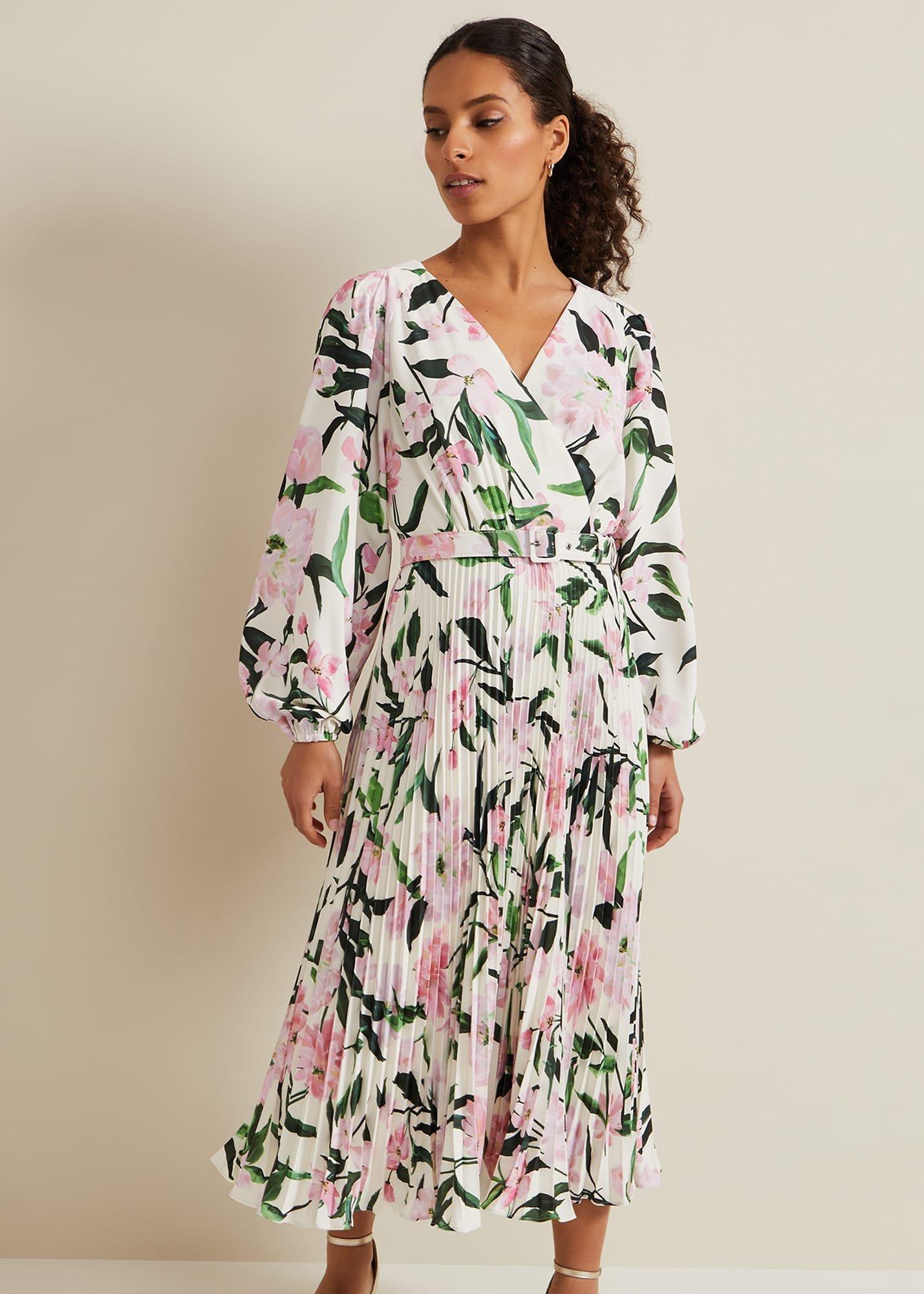 Petite Penny Floral Midi Dress