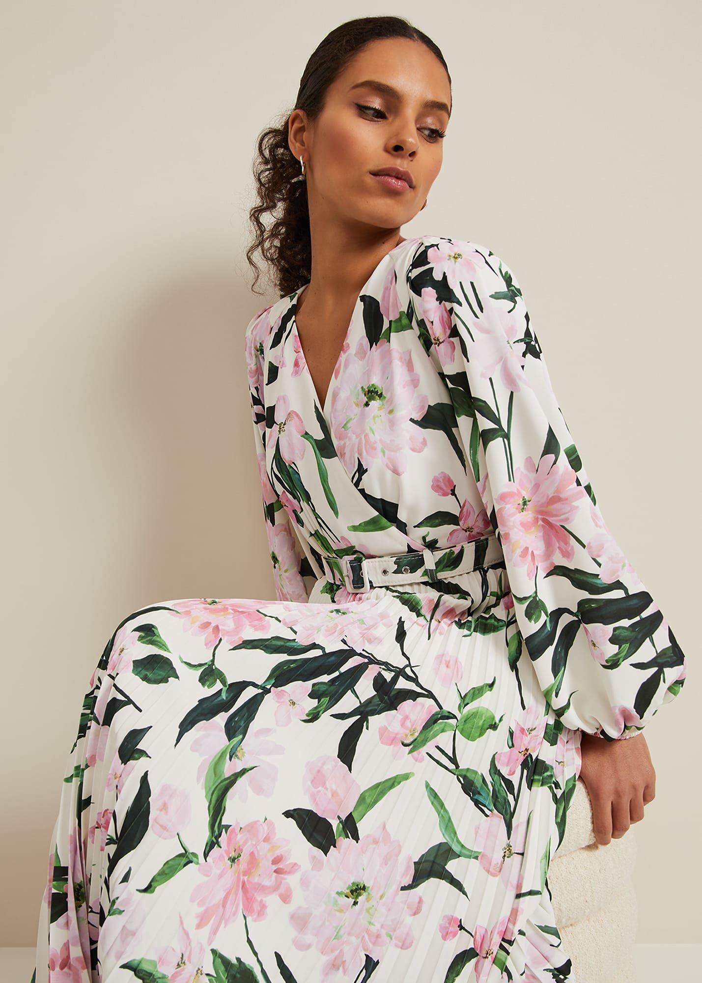 Petite Penny Floral Midi Dress