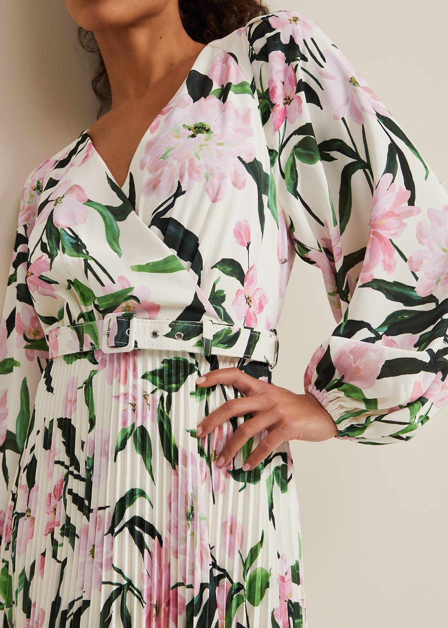 Petite Penny Floral Midi Dress