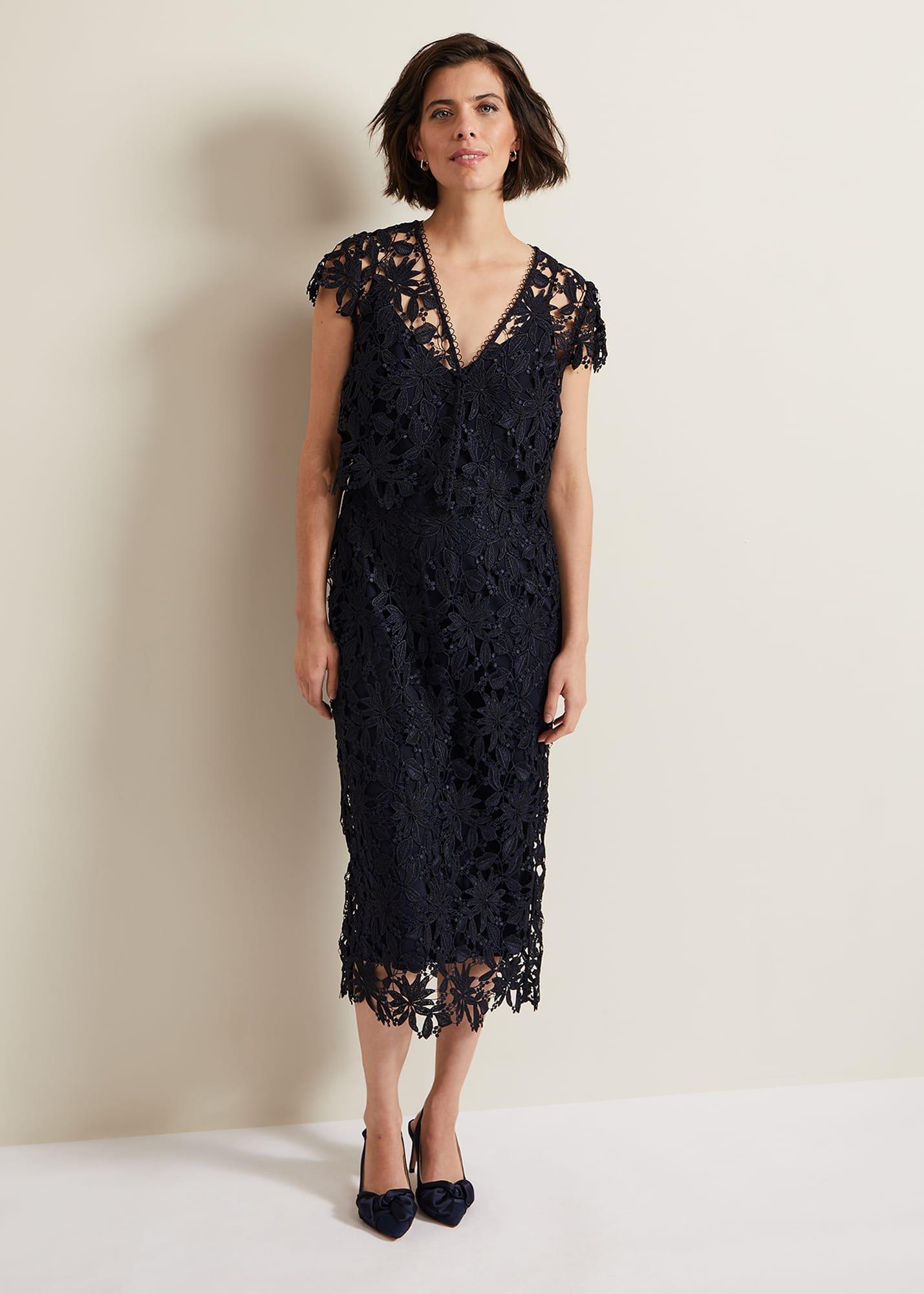 Meghan Lace Double Layer Dress