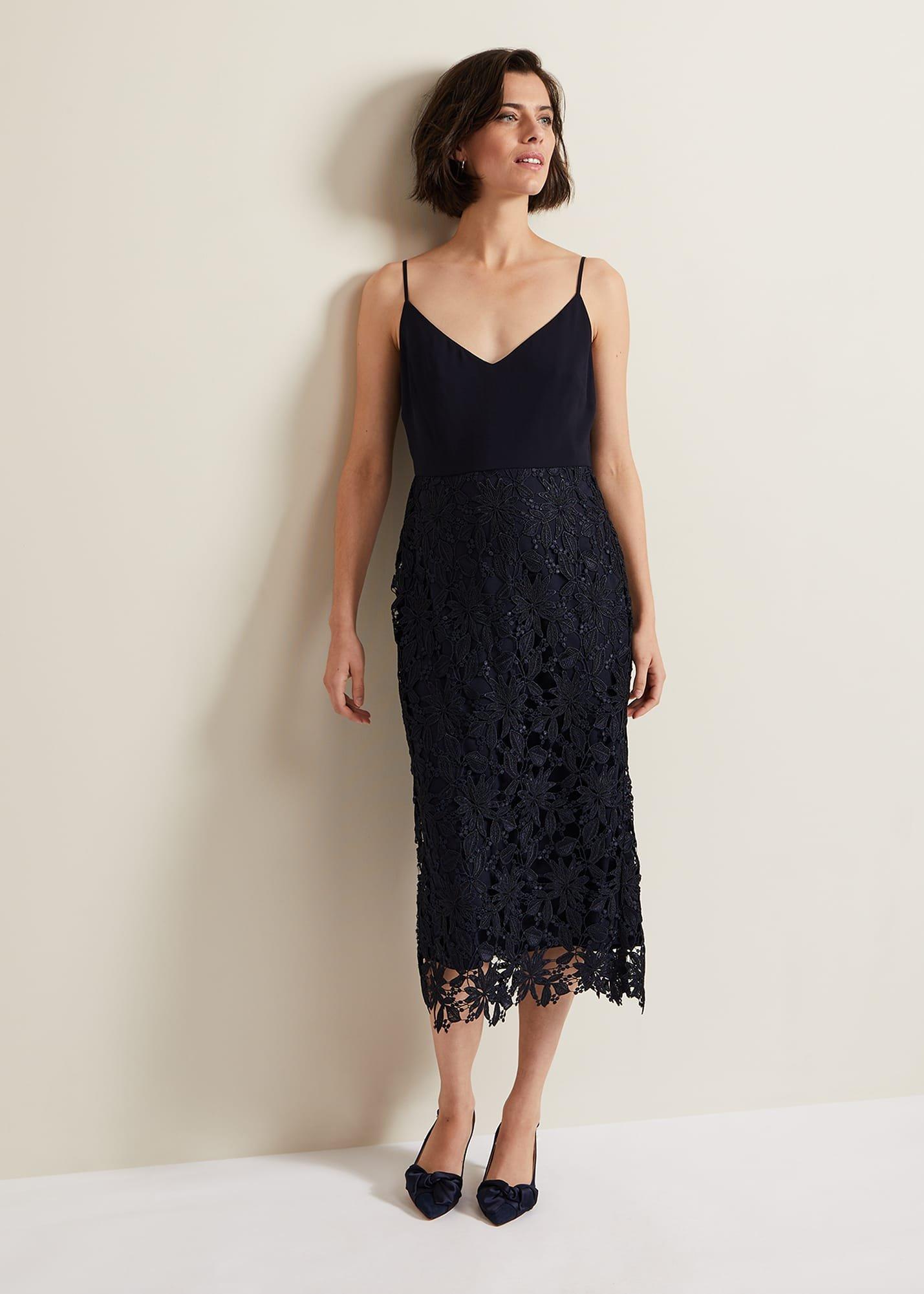 Meghan Lace Double Layer Dress