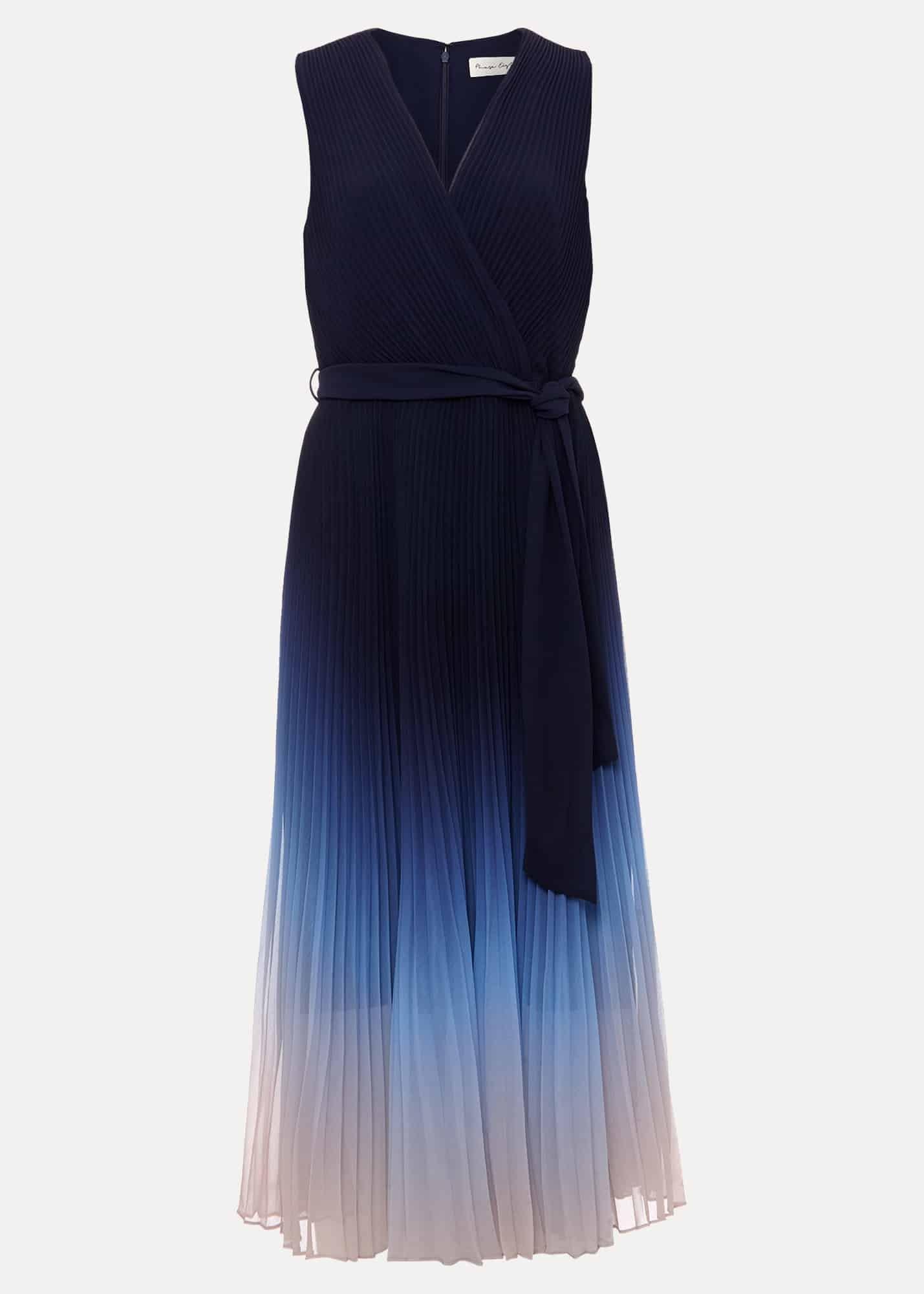 Freya Ombre Pleat Midi Dress
