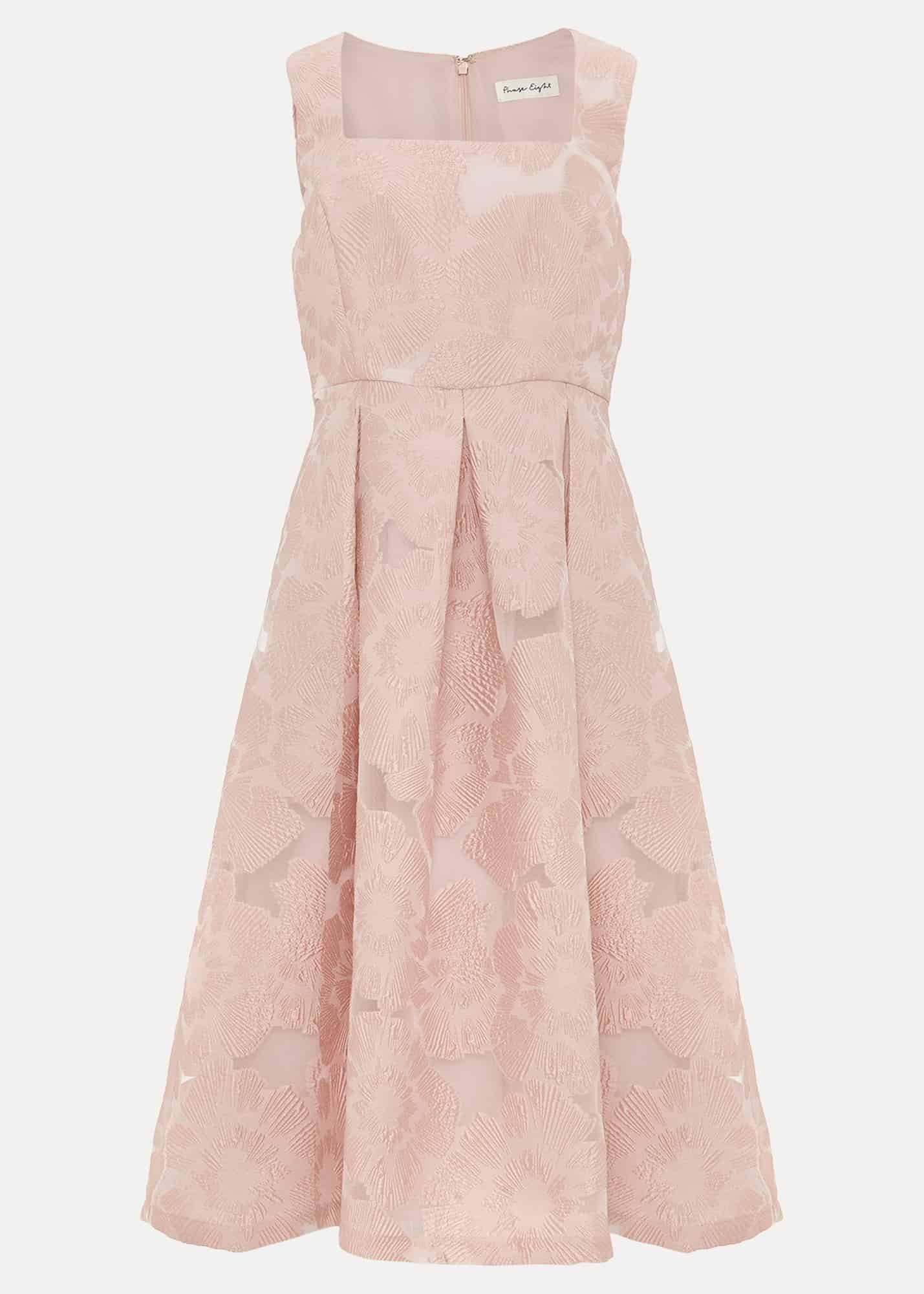 Jacesta Jacquard Fit And Flare Dress
