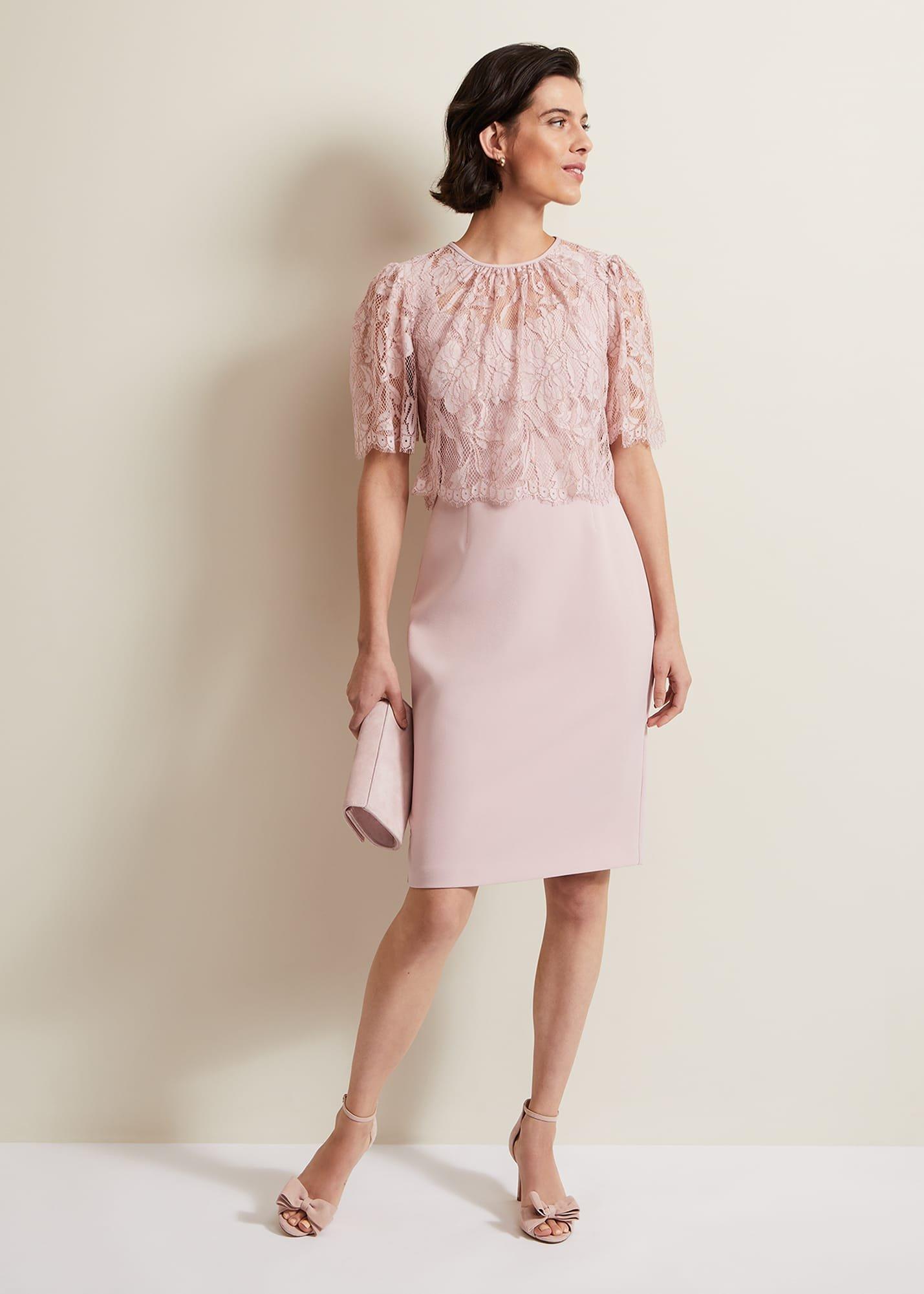 Lynette Lace Double Layer Dress