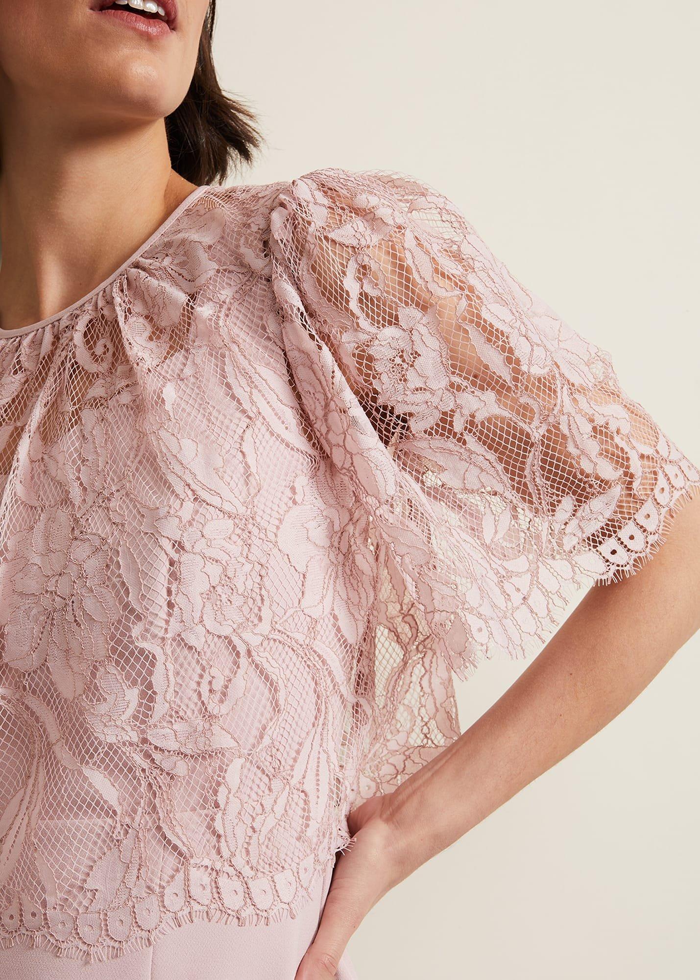 Lynette Lace Double Layer Dress