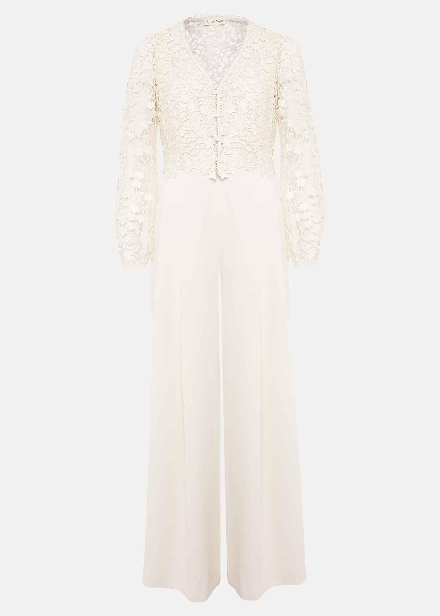 Mariposa Cream Lace Jumpsuit