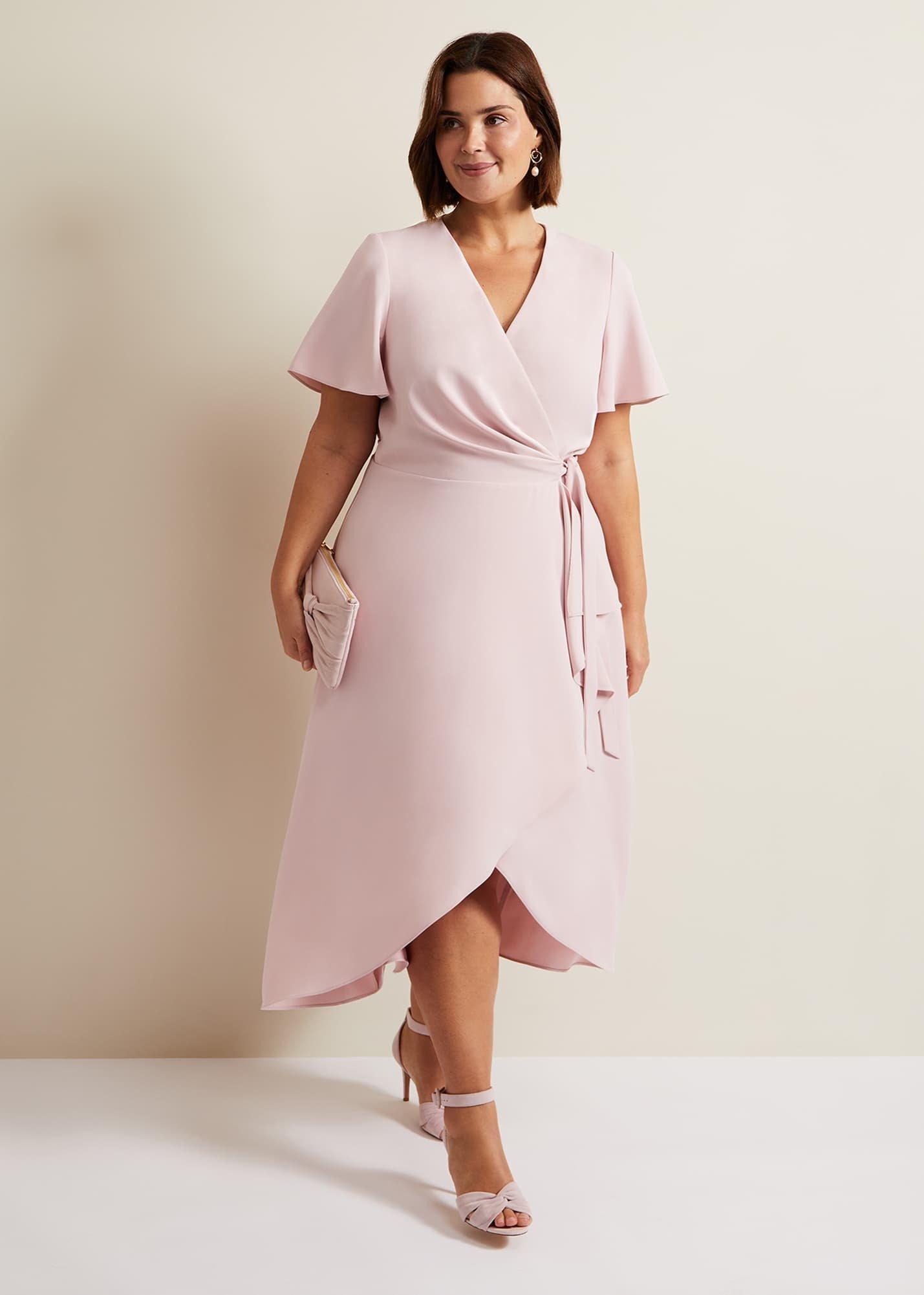 Julissa Frill Wrap Midi Dress