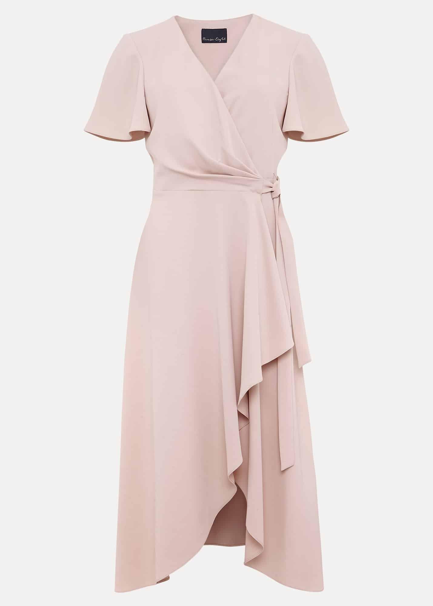 Julissa Frill Wrap Midi Dress
