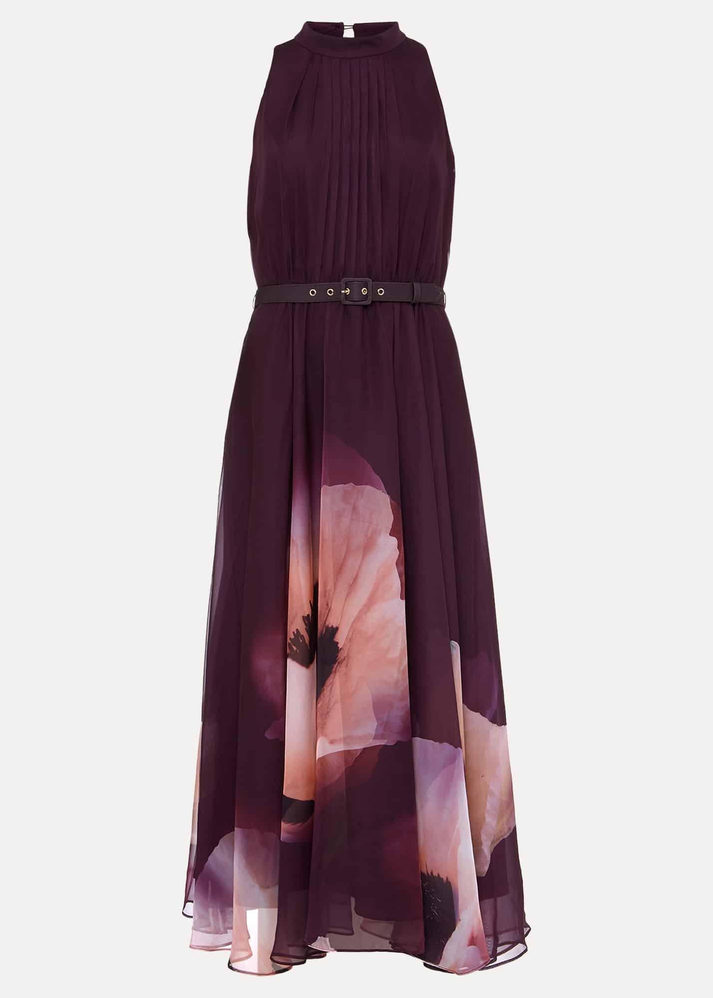 Bethany Placement Print Midi Dress