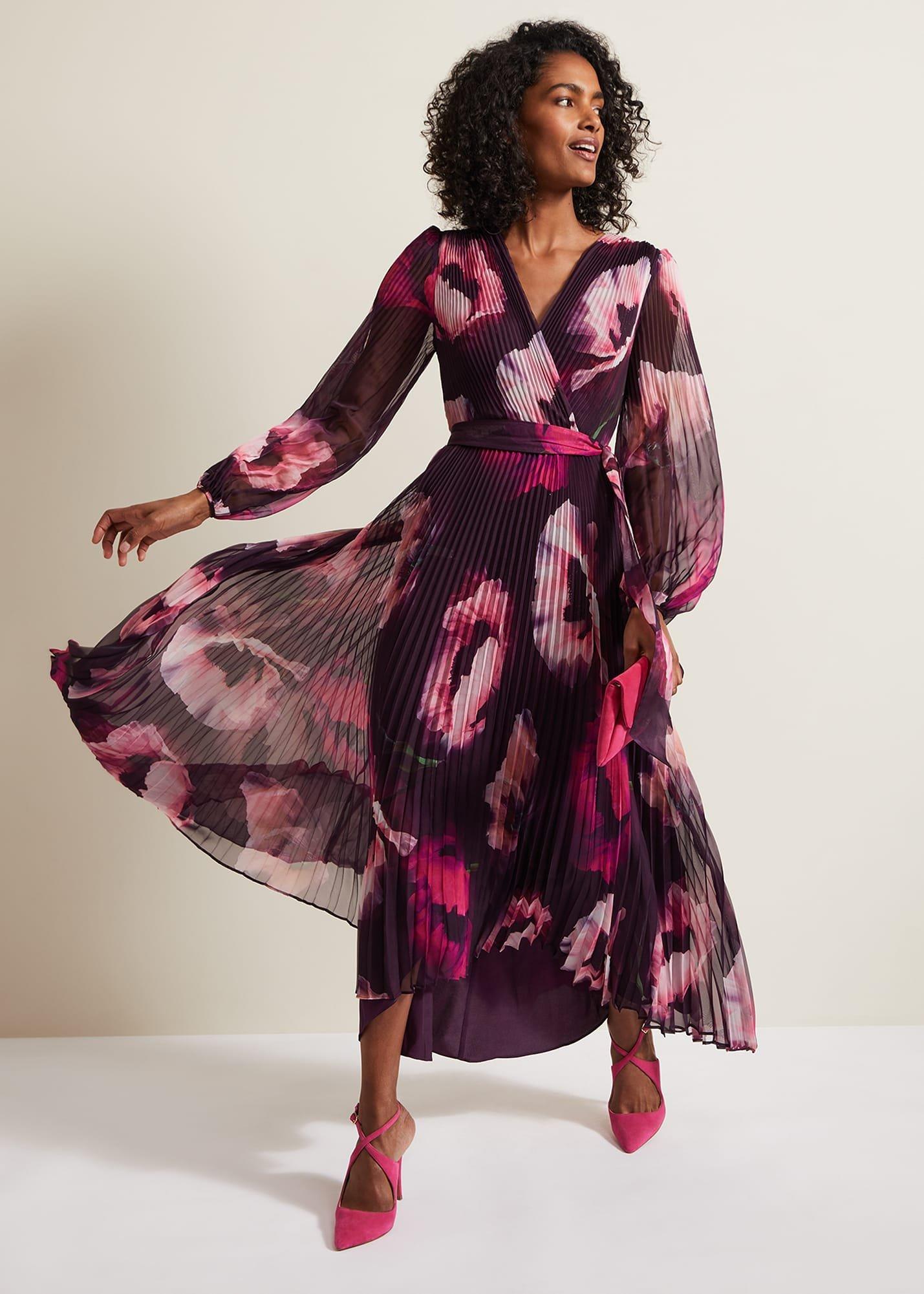 Isadora Pleated Dress