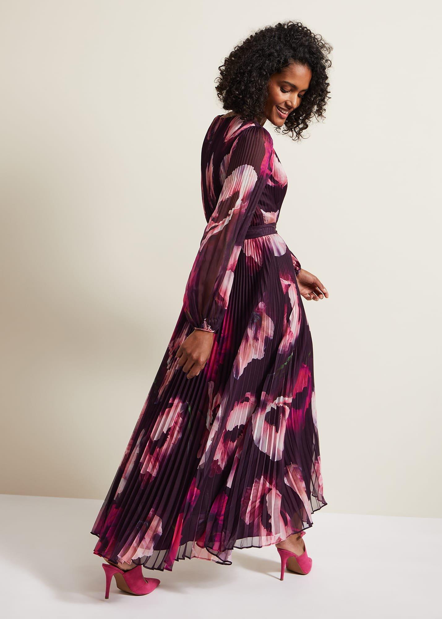 Isadora Pleated Dress