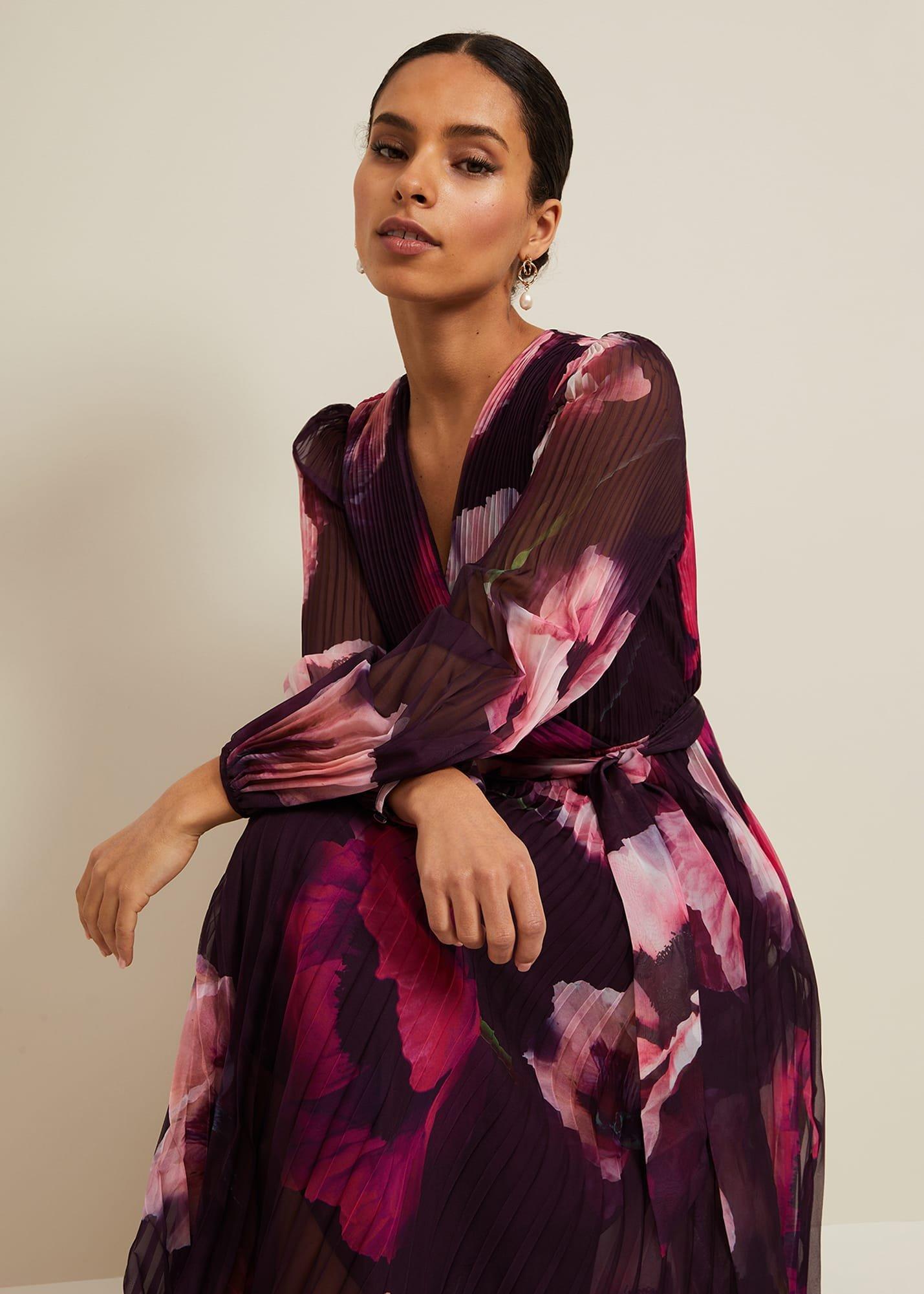 Petite Isadora Rose Printed Maxi Dress