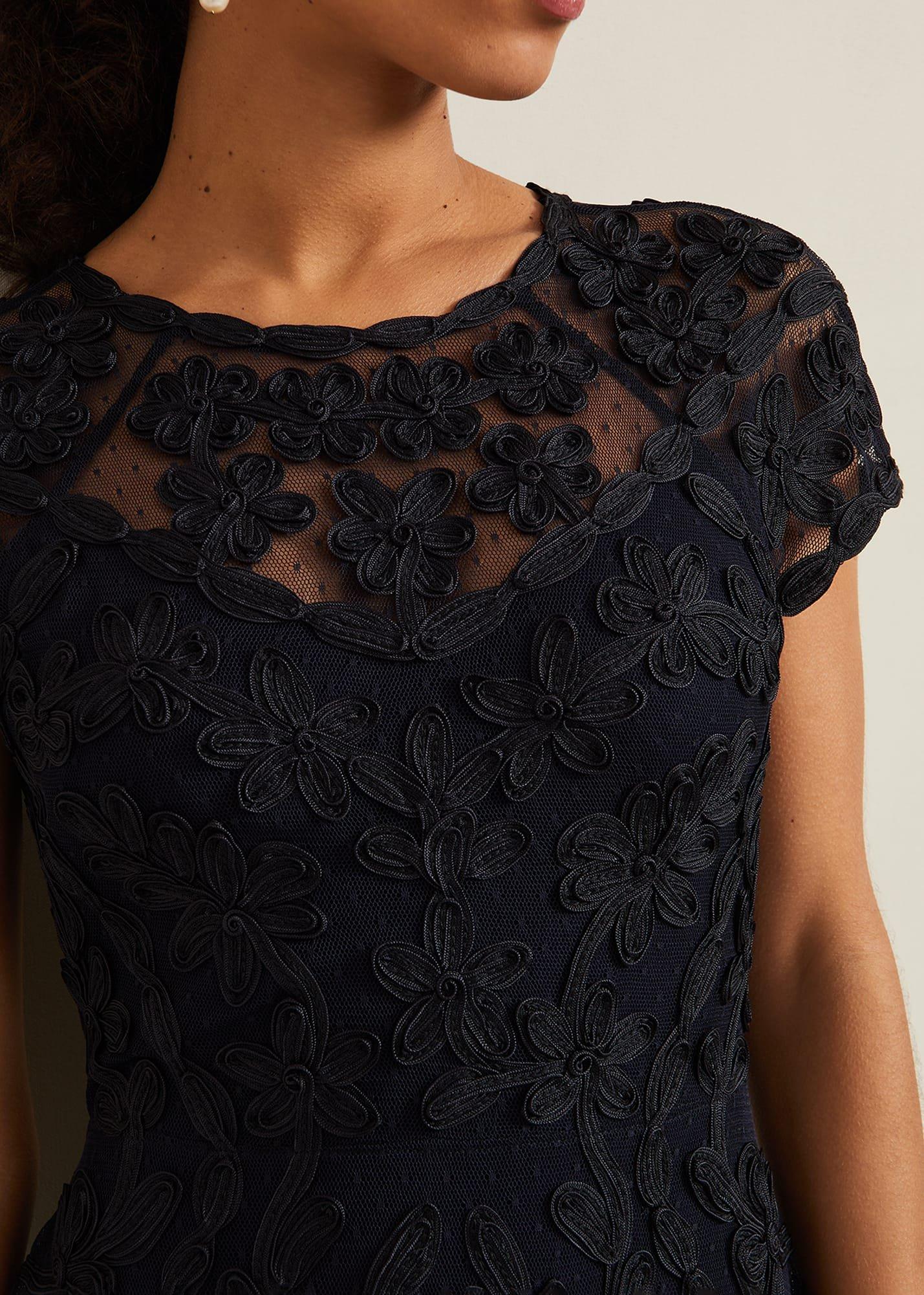 Petite Luana Tapework Maxi Dress