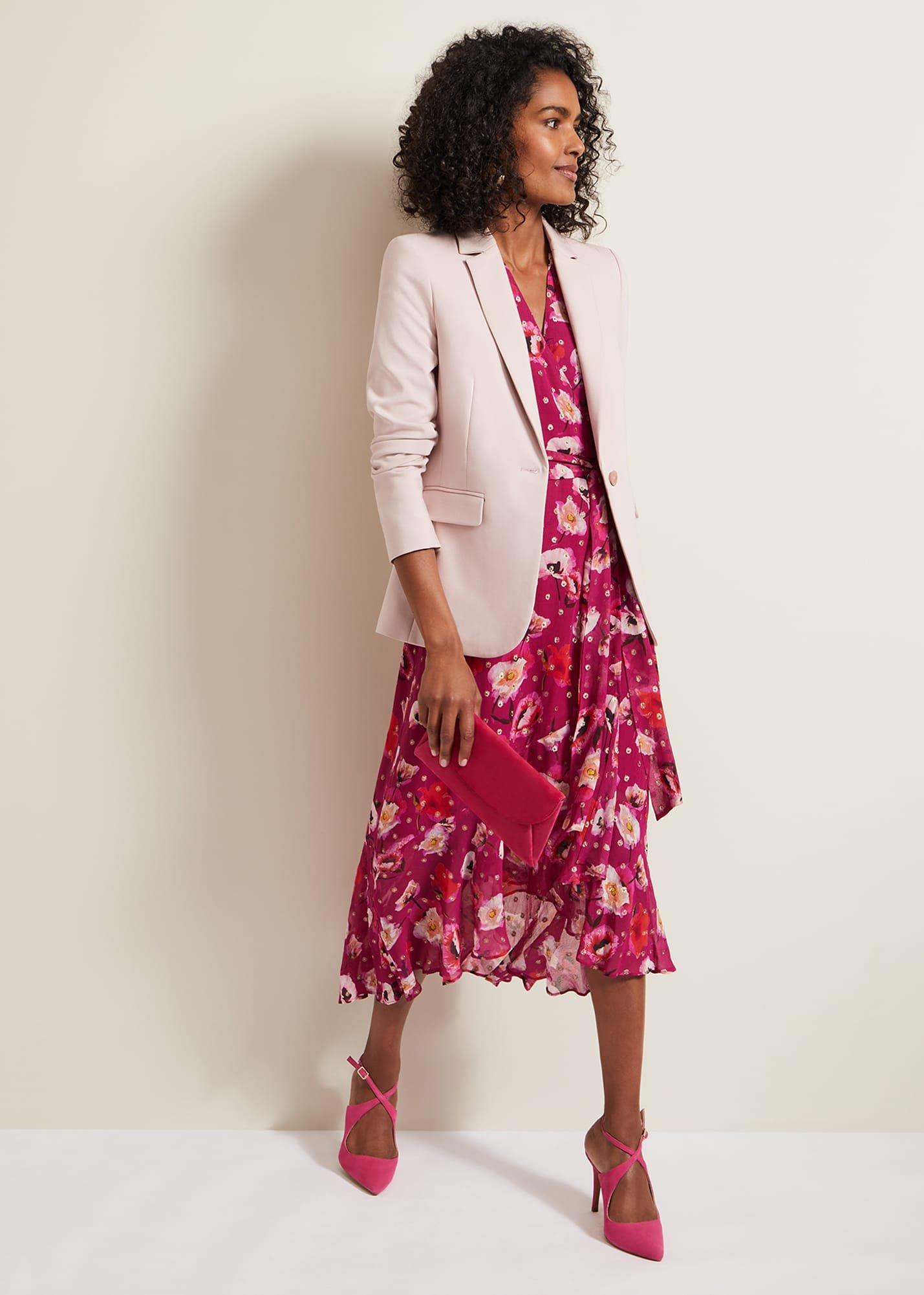 Nadine Ruffle Print Dress