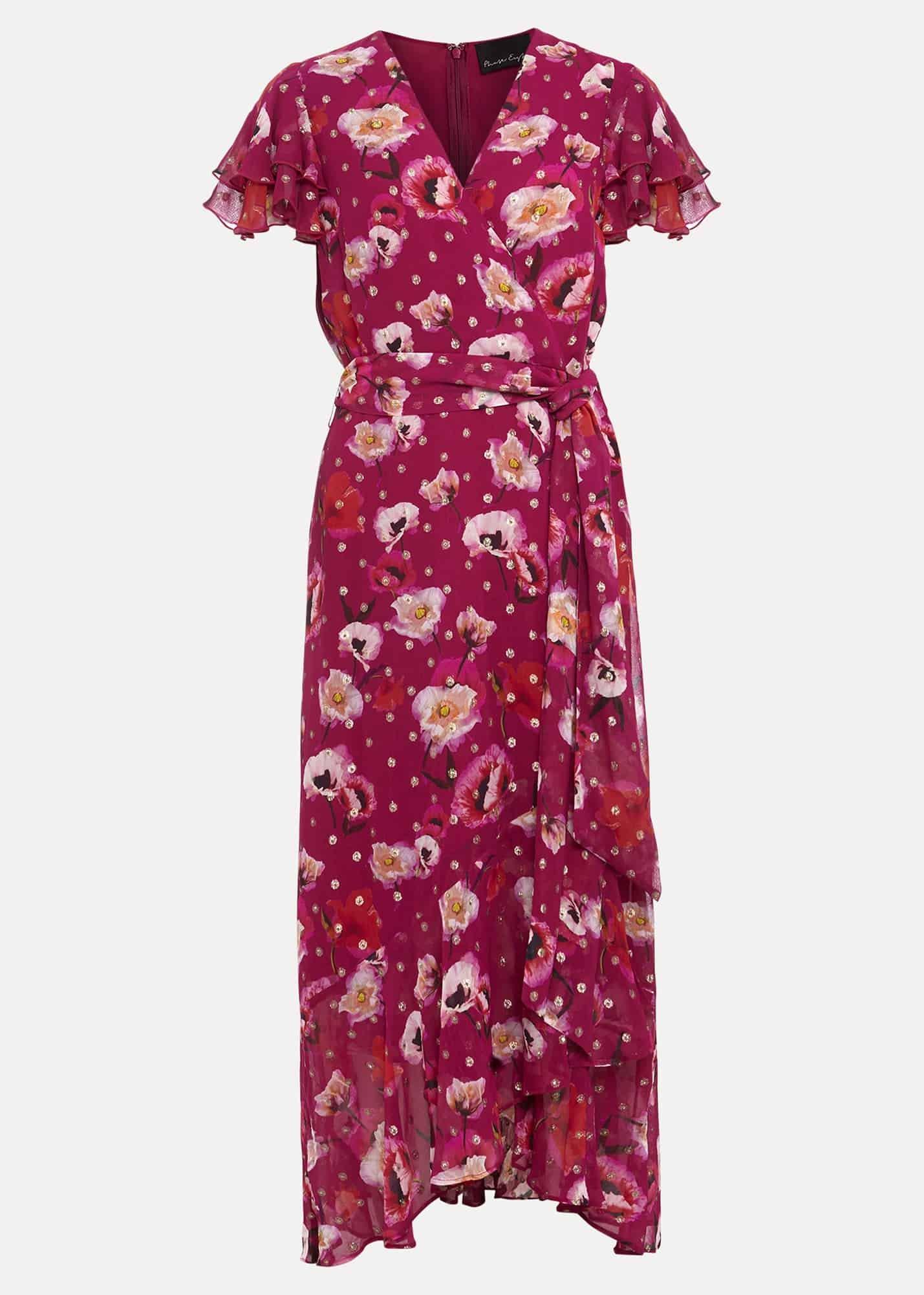 Nadine Ruffle Print Dress