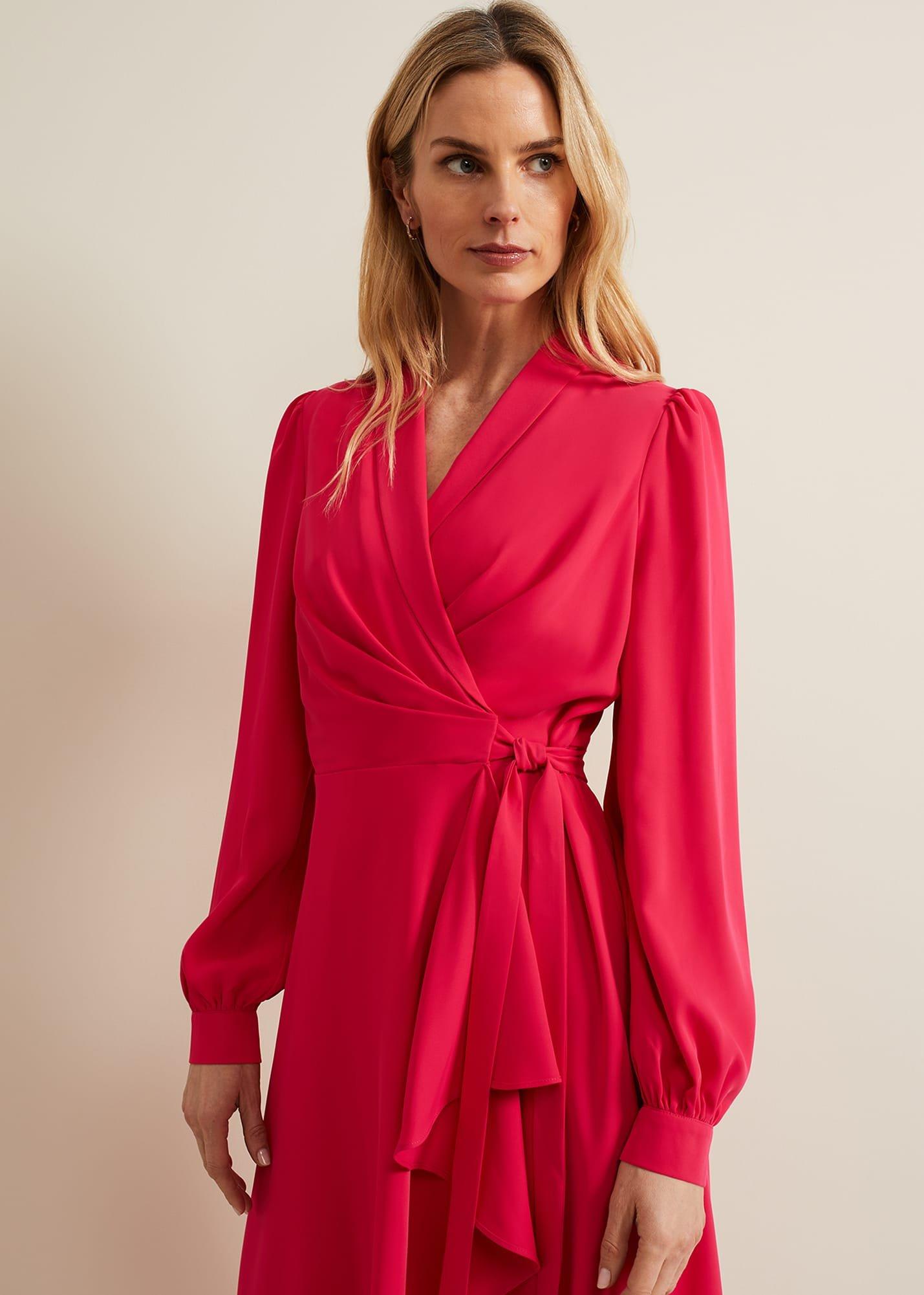 Philippa Long Sleeve Midi Dress