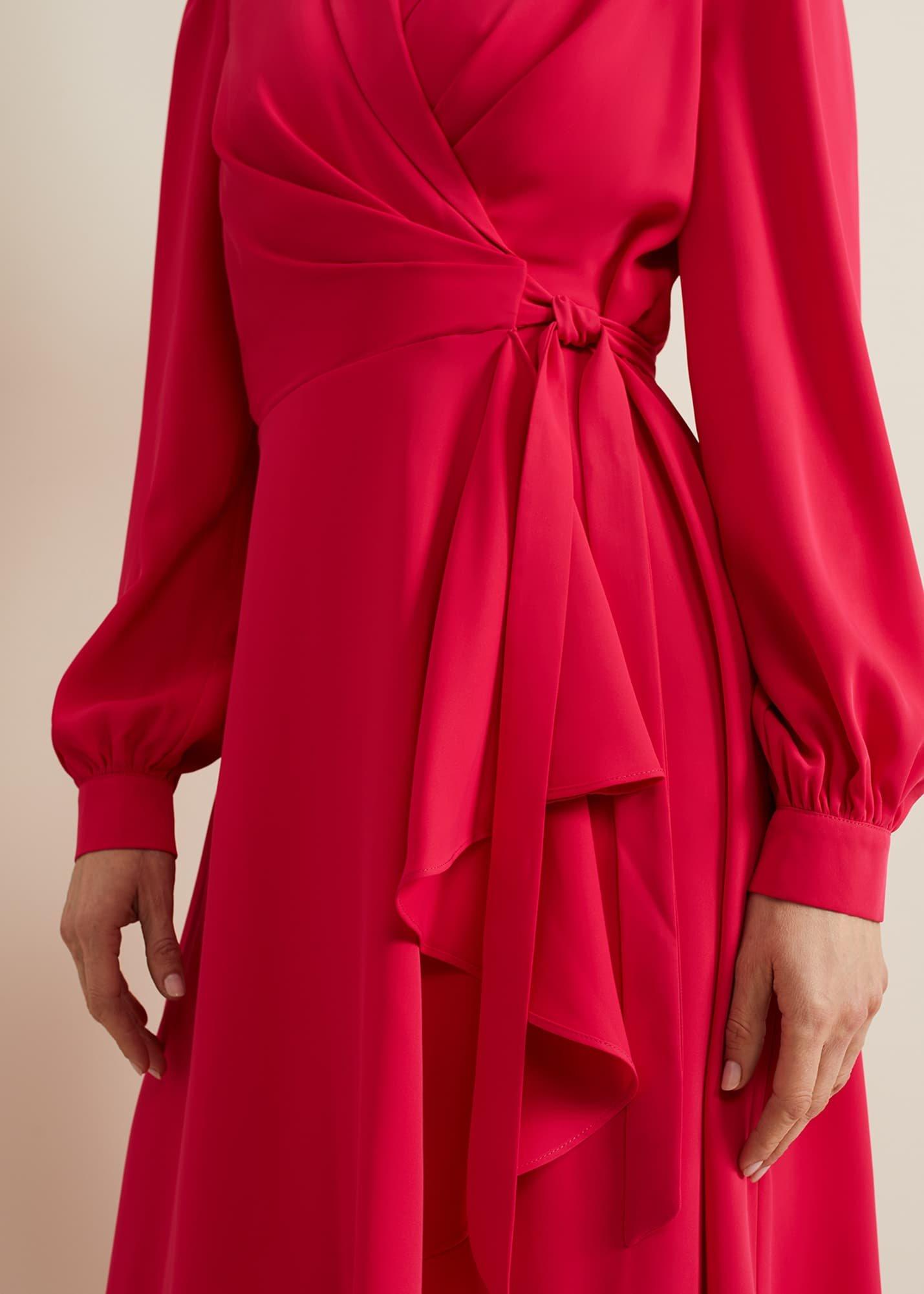 Philippa Long Sleeve Midi Dress