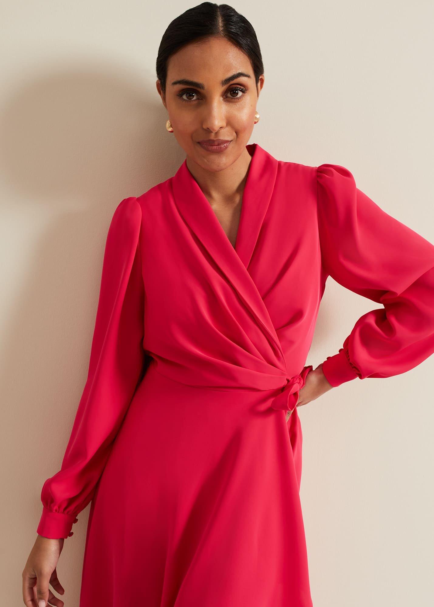 Petite Philippa Wrap Dress