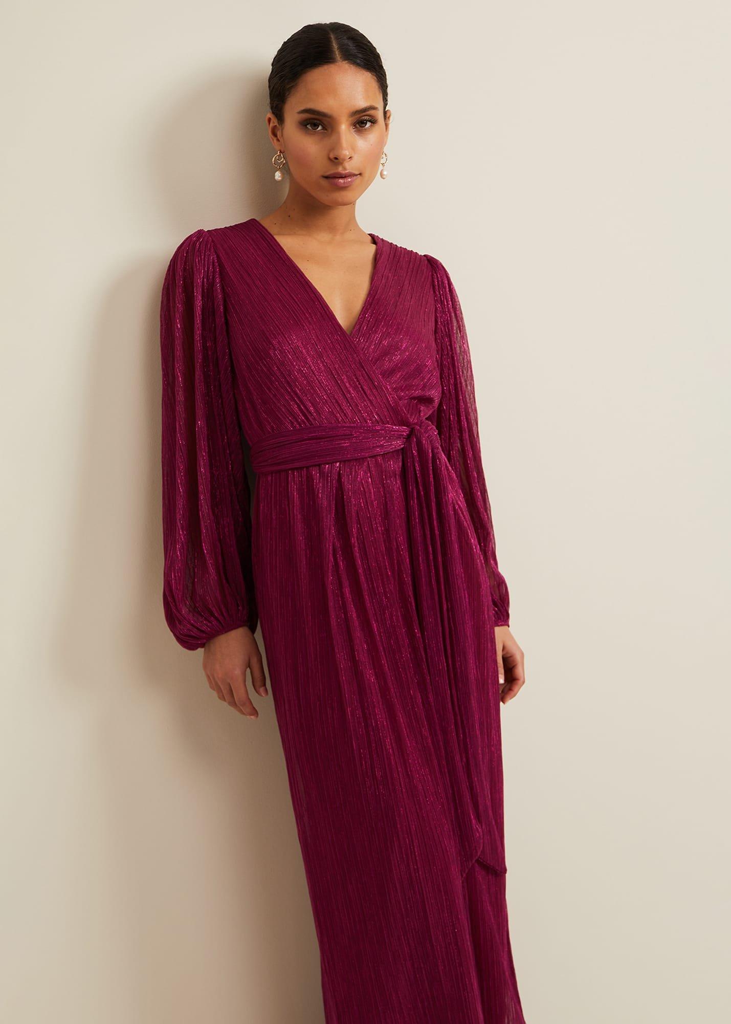 Petite Brielle Wrap Maxi Dress