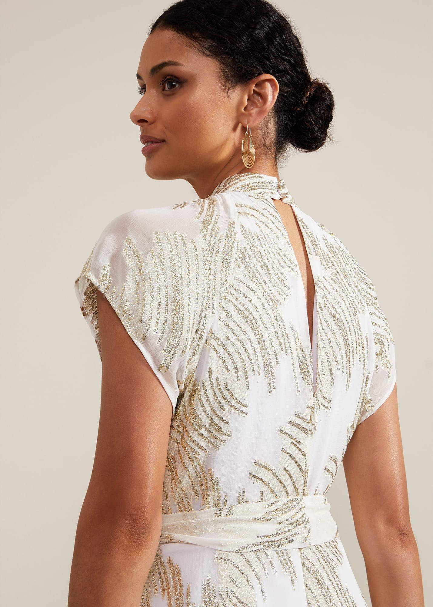 Kerena Shimmer Maxi Dress