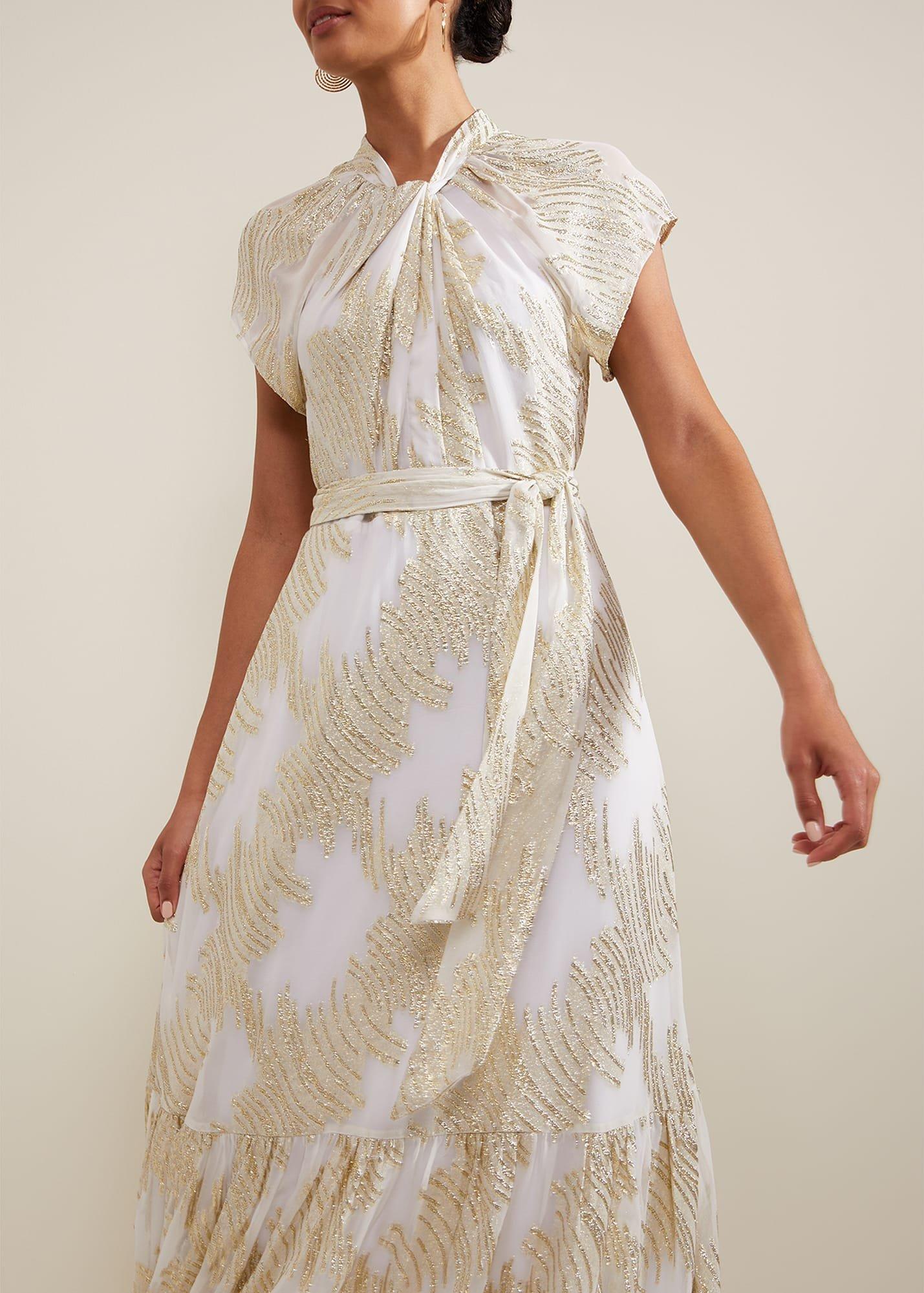 Kerena Shimmer Maxi Dress
