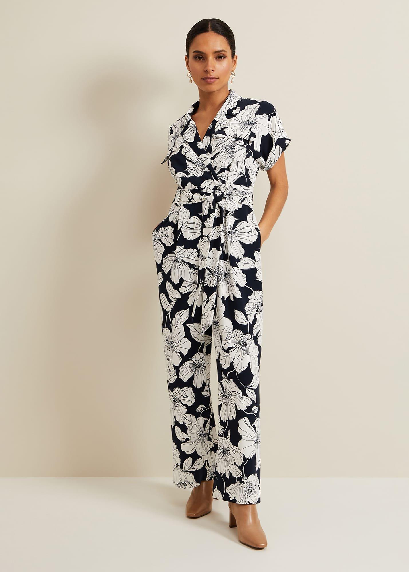 Petite Constance Floral Jumpsuit
