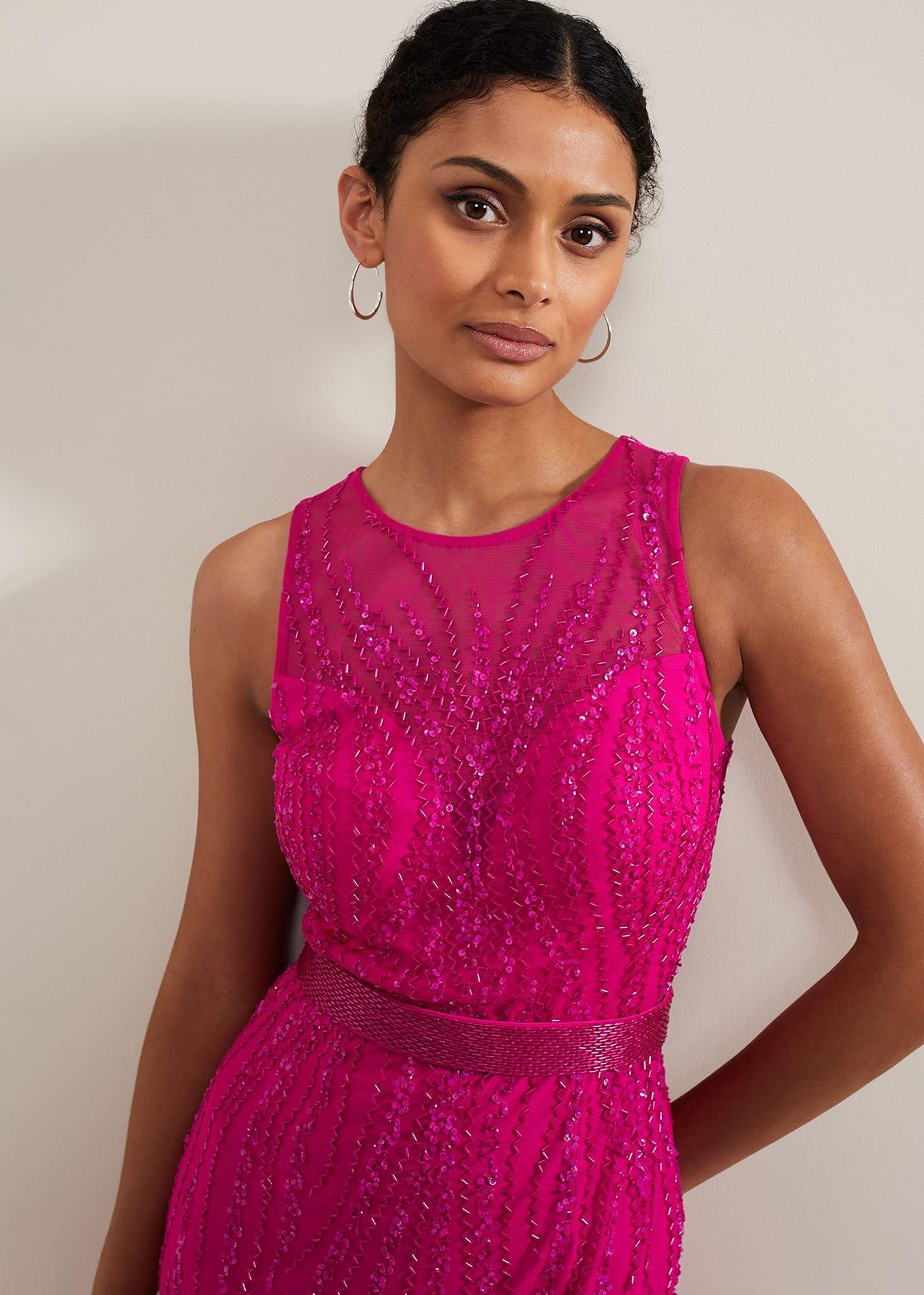 Rowena Beaded Maxi Dress
