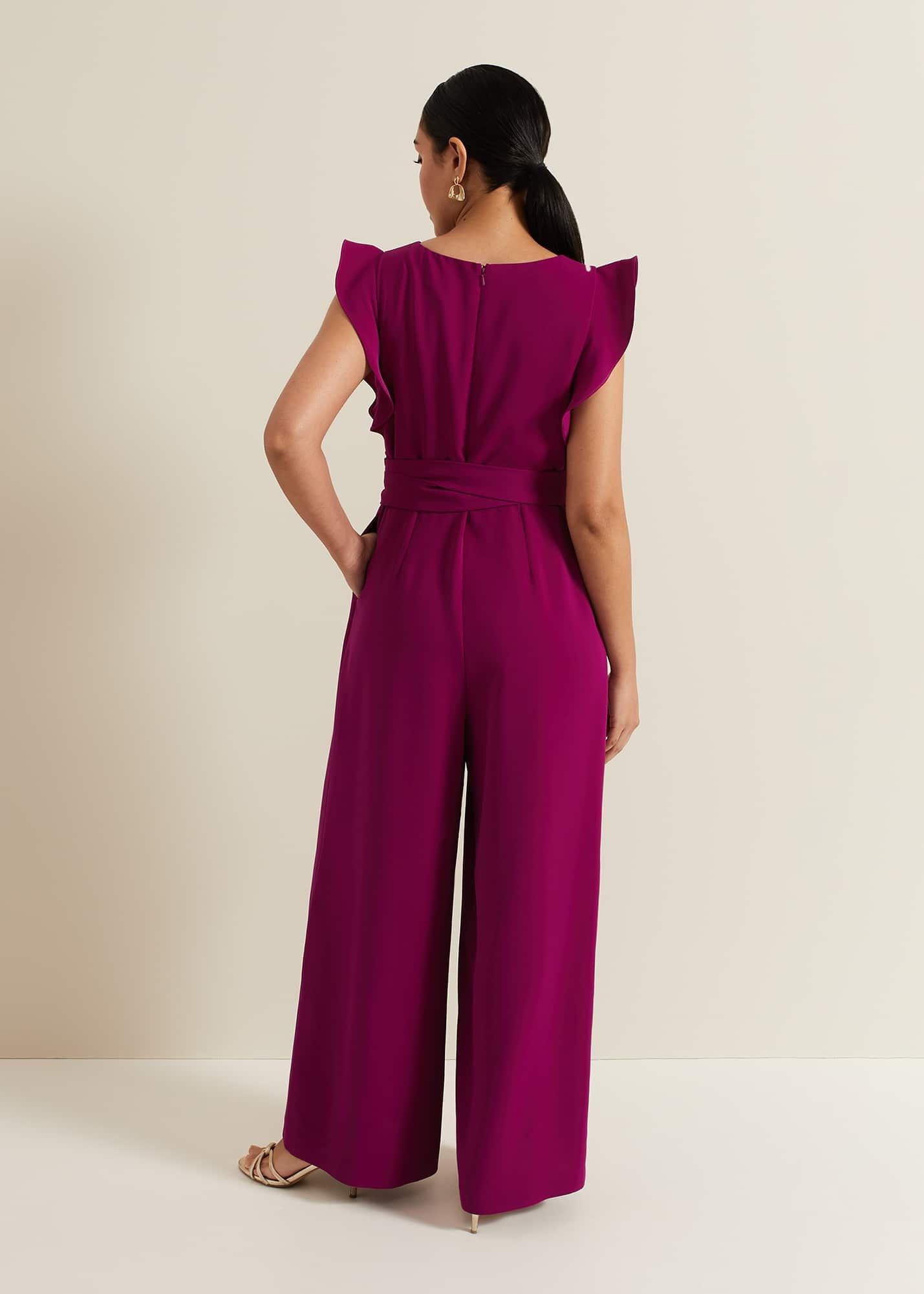 Petite Ayla Ruffle Jumpsuit