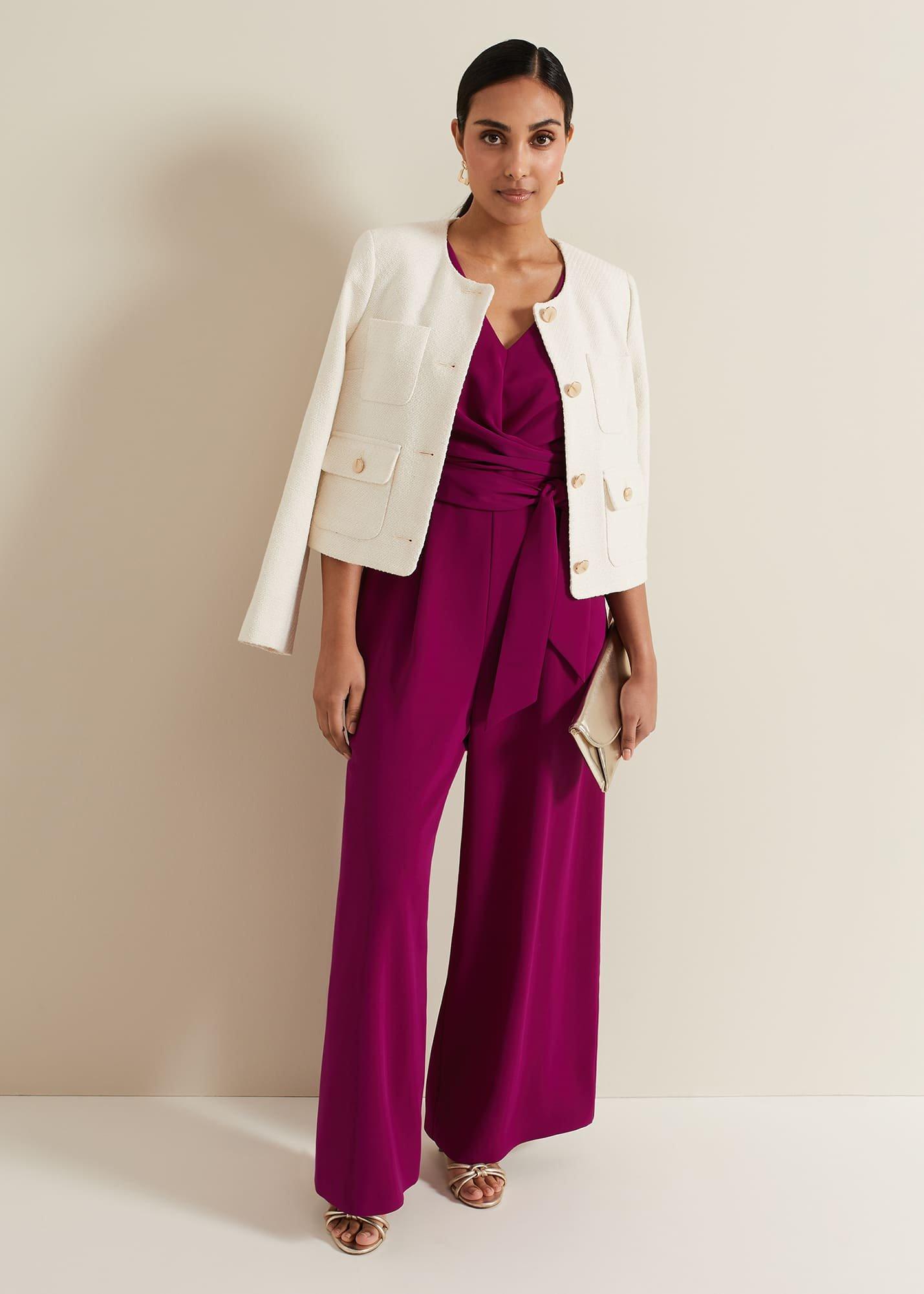 Petite Ayla Ruffle Jumpsuit