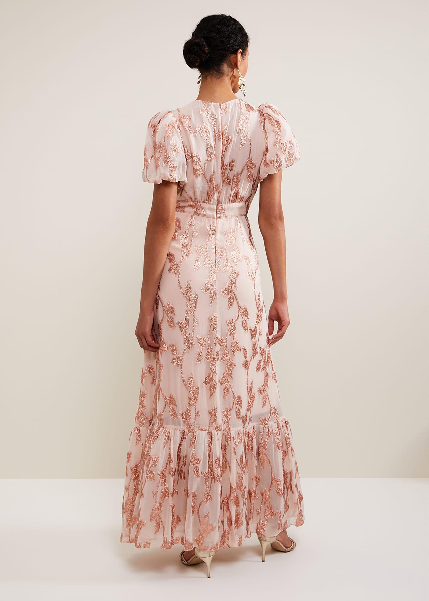 Genette Jacquard Maxi Dress