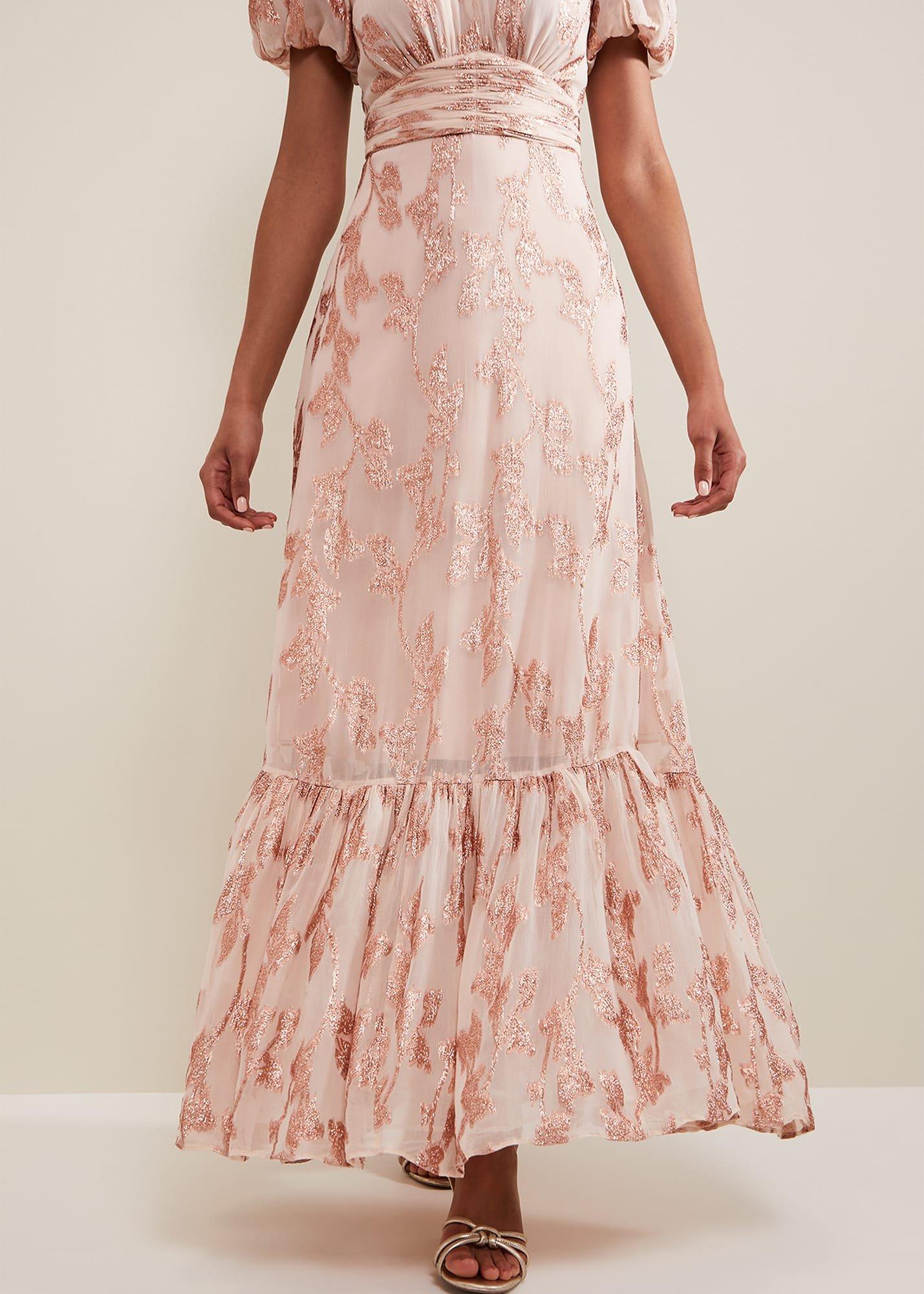 Genette Jacquard Maxi Dress